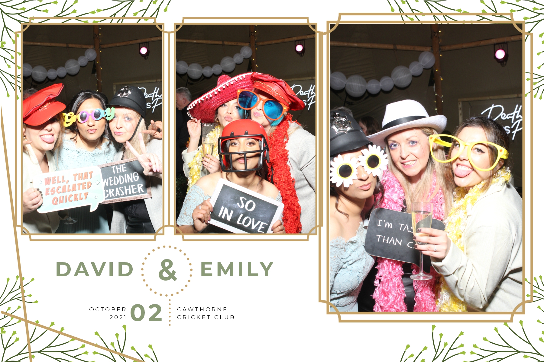 Emily and David | View more photos from the event at gallery.blissbooth.co.uk/u/BlissBooth/Emily-and-David
