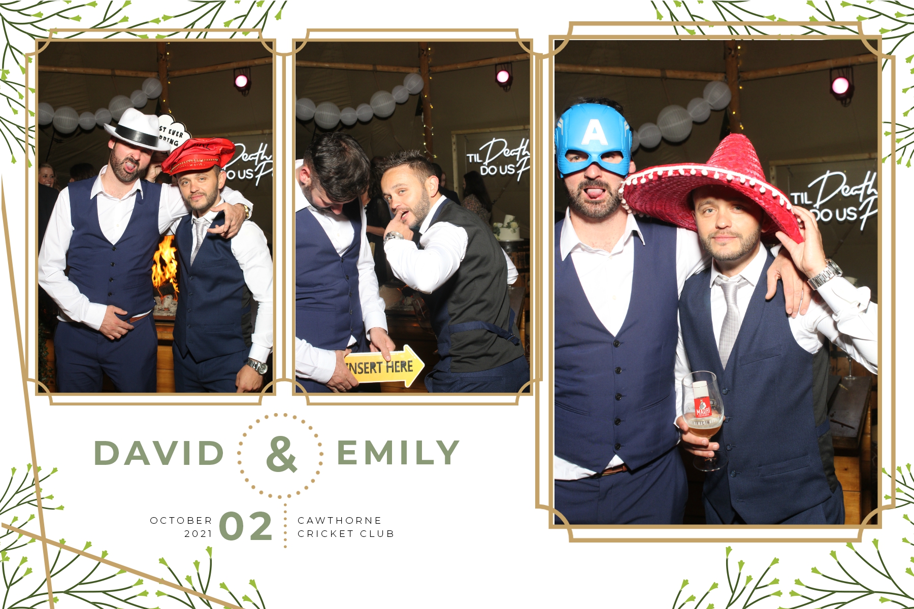 Emily and David | View more photos from the event at gallery.blissbooth.co.uk/u/BlissBooth/Emily-and-David