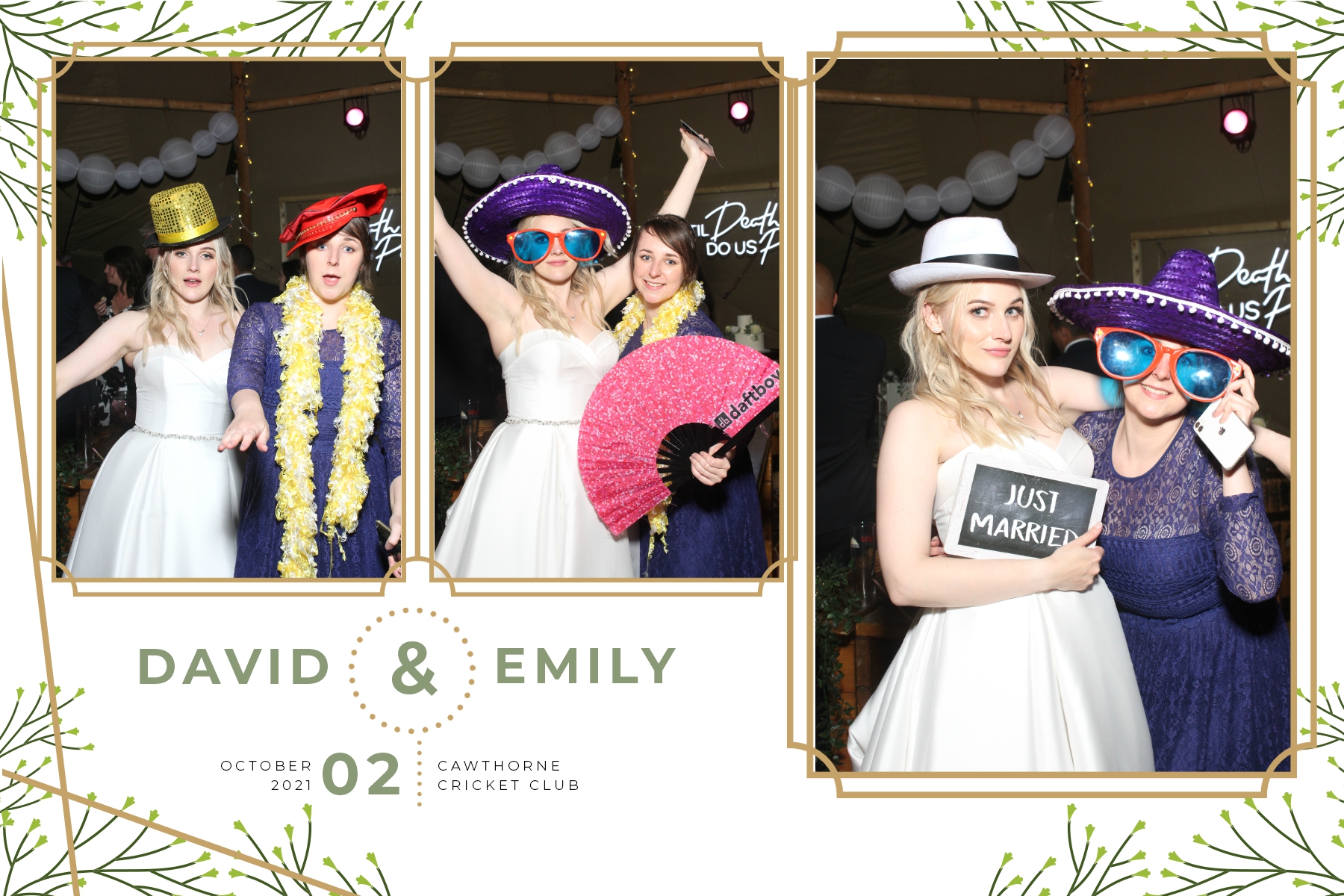 Emily and David | View more photos from the event at gallery.blissbooth.co.uk/u/BlissBooth/Emily-and-David