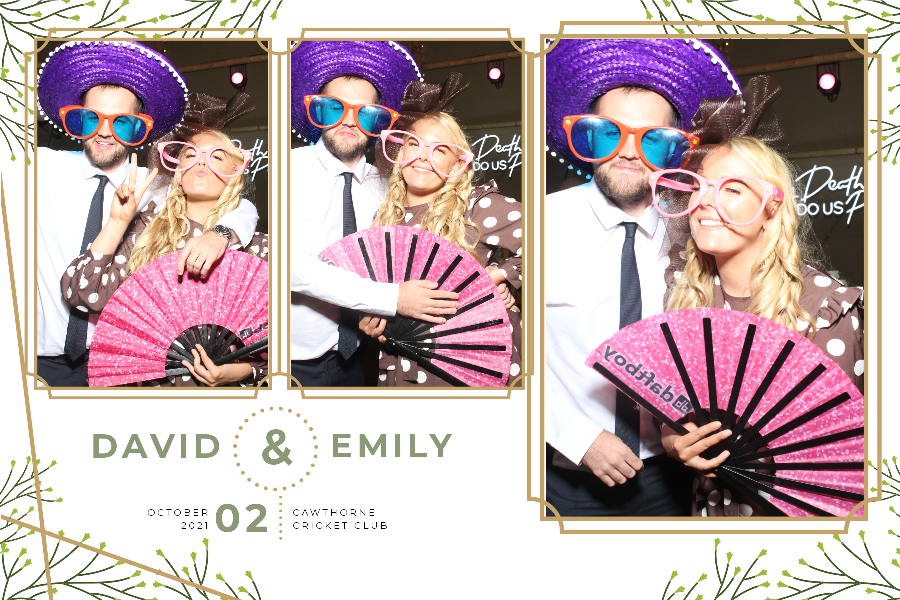 Emily and David | View more photos from the event at gallery.blissbooth.co.uk/u/BlissBooth/Emily-and-David