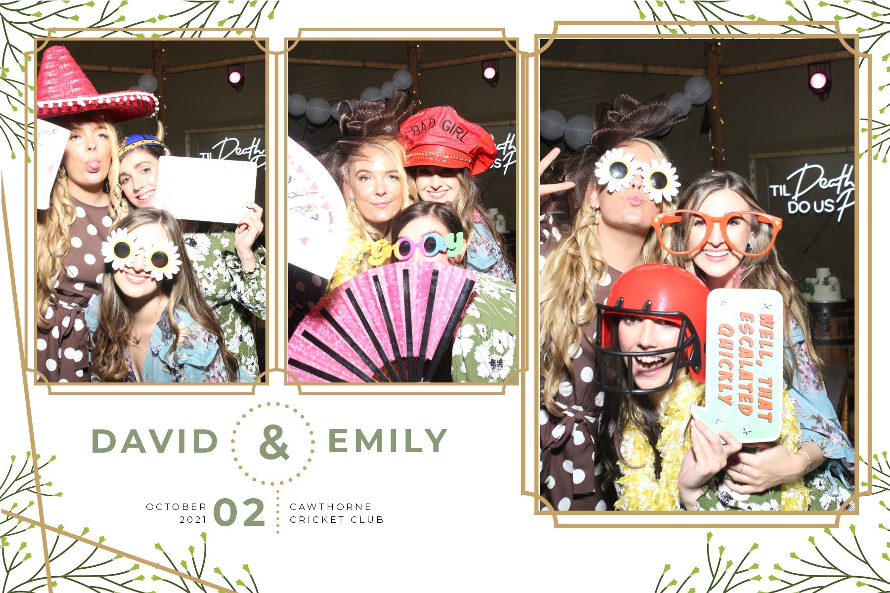 Emily and David | View more photos from the event at gallery.blissbooth.co.uk/u/BlissBooth/Emily-and-David