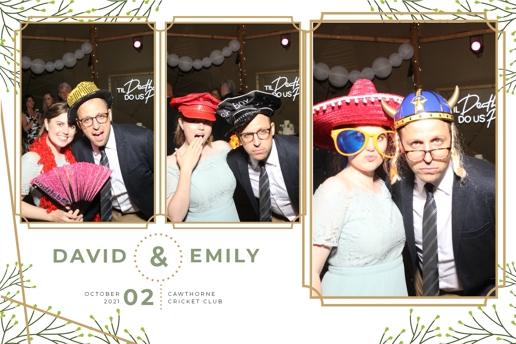 Emily and David | View more photos from the event at gallery.blissbooth.co.uk/u/BlissBooth/Emily-and-David