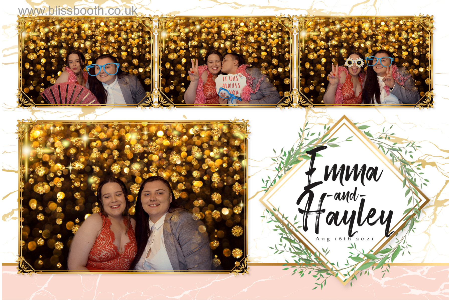 Emma and Hayley | View more photos from the event at gallery.blissbooth.co.uk/u/BlissBooth/Emma-and-Hayley