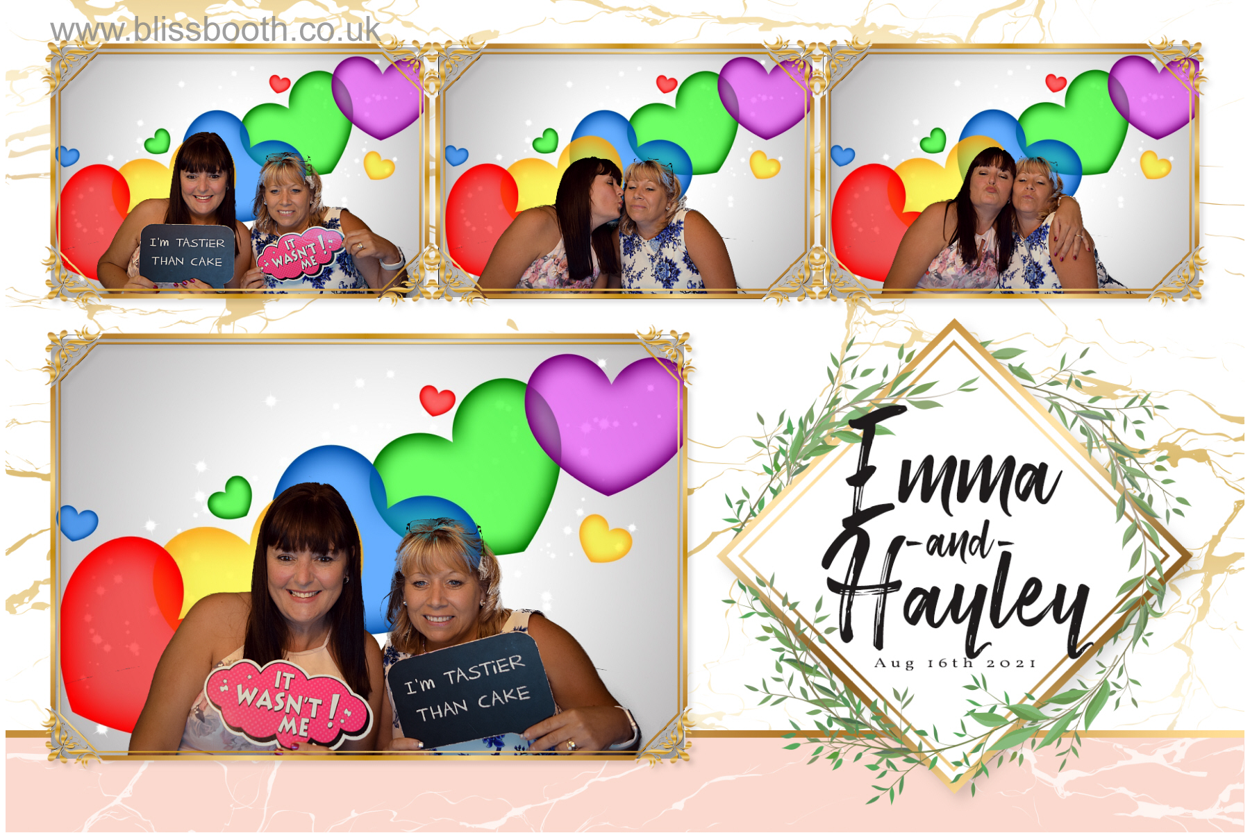 Emma and Hayley | View more photos from the event at gallery.blissbooth.co.uk/u/BlissBooth/Emma-and-Hayley