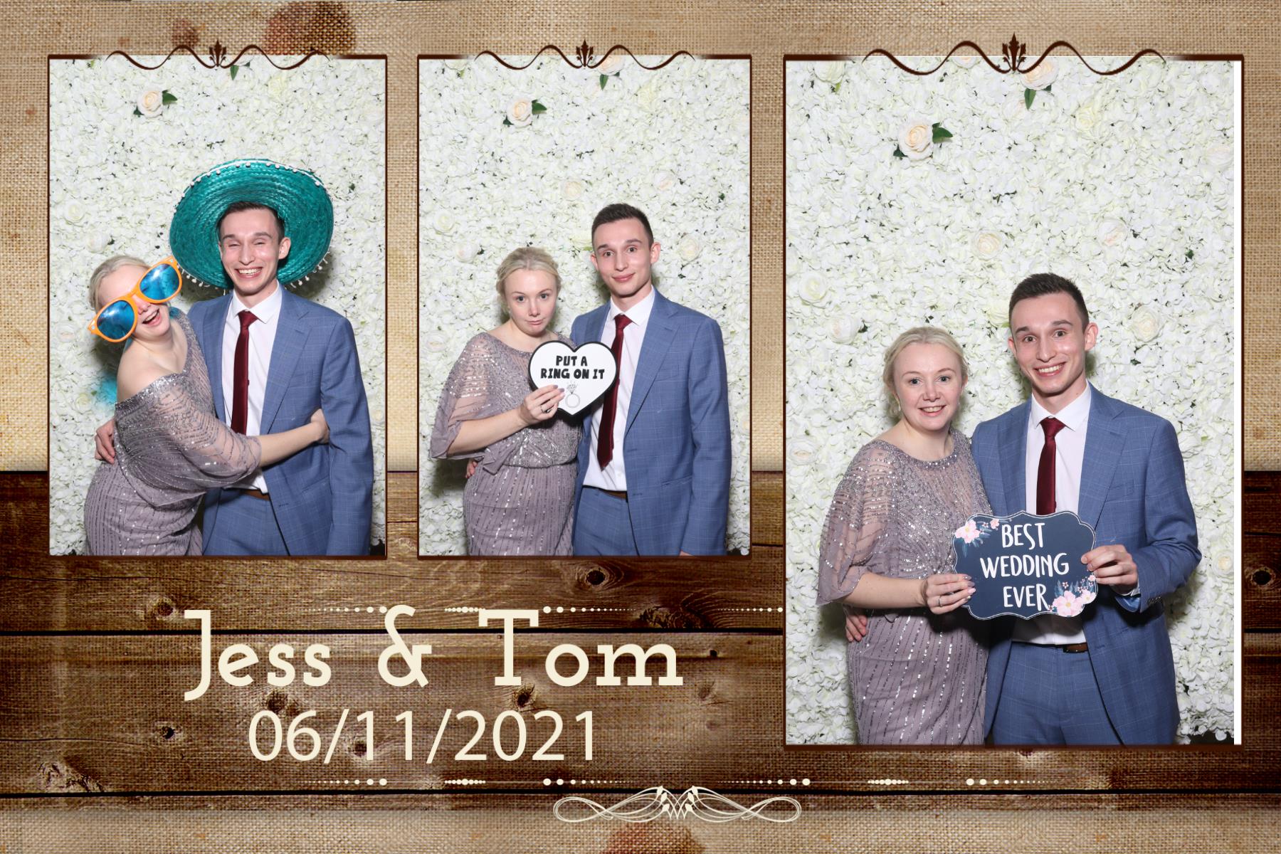 Jess and Tom | View more photos from the event at gallery.blissbooth.co.uk/u/BlissBooth/Jess-and-Tom