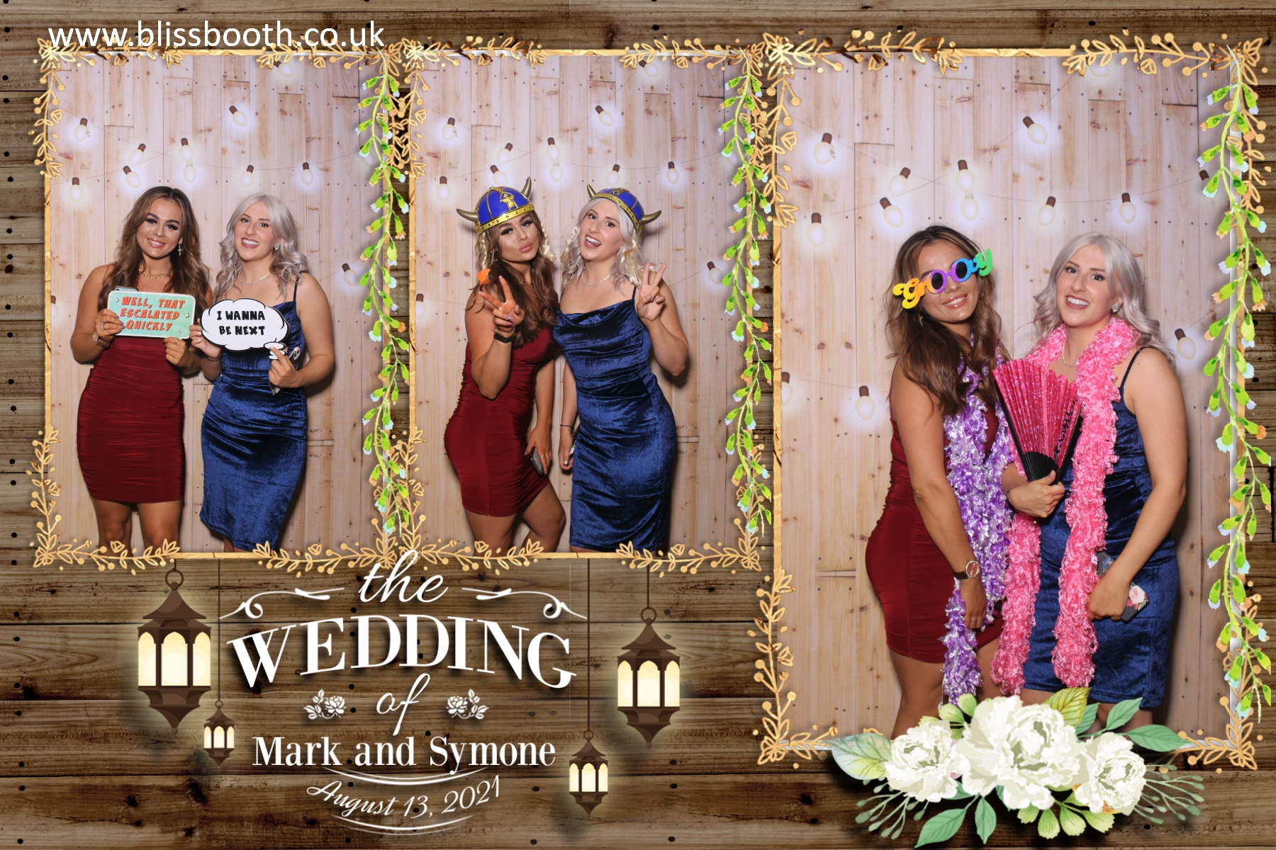 Mark and Symone | View more photos from the event at gallery.blissbooth.co.uk/u/BlissBooth/Mark-and-Symone