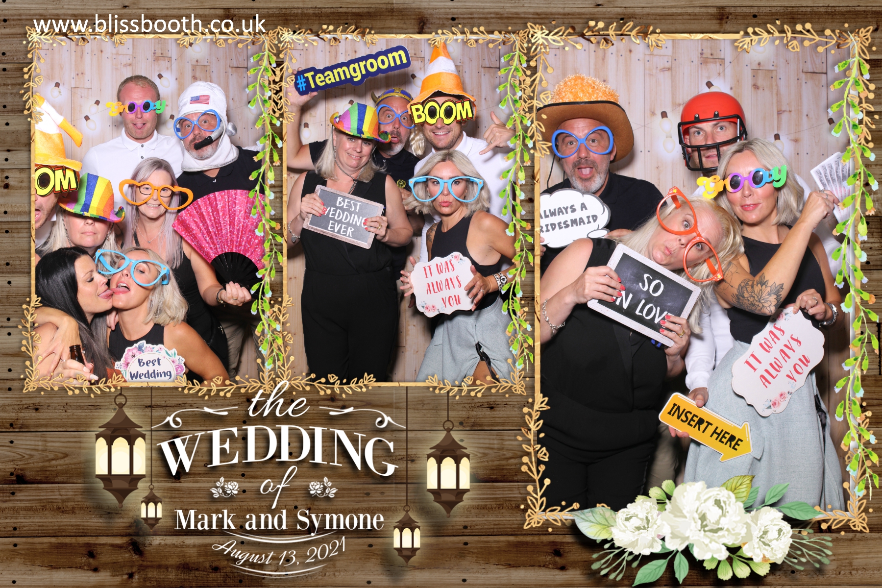 Mark and Symone | View more photos from the event at gallery.blissbooth.co.uk/u/BlissBooth/Mark-and-Symone