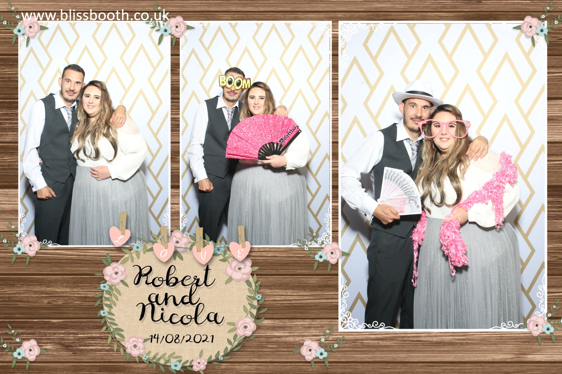 Robert and Nicola | View more photos from the event at gallery.blissbooth.co.uk/u/BlissBooth/Robert-and-Nicola