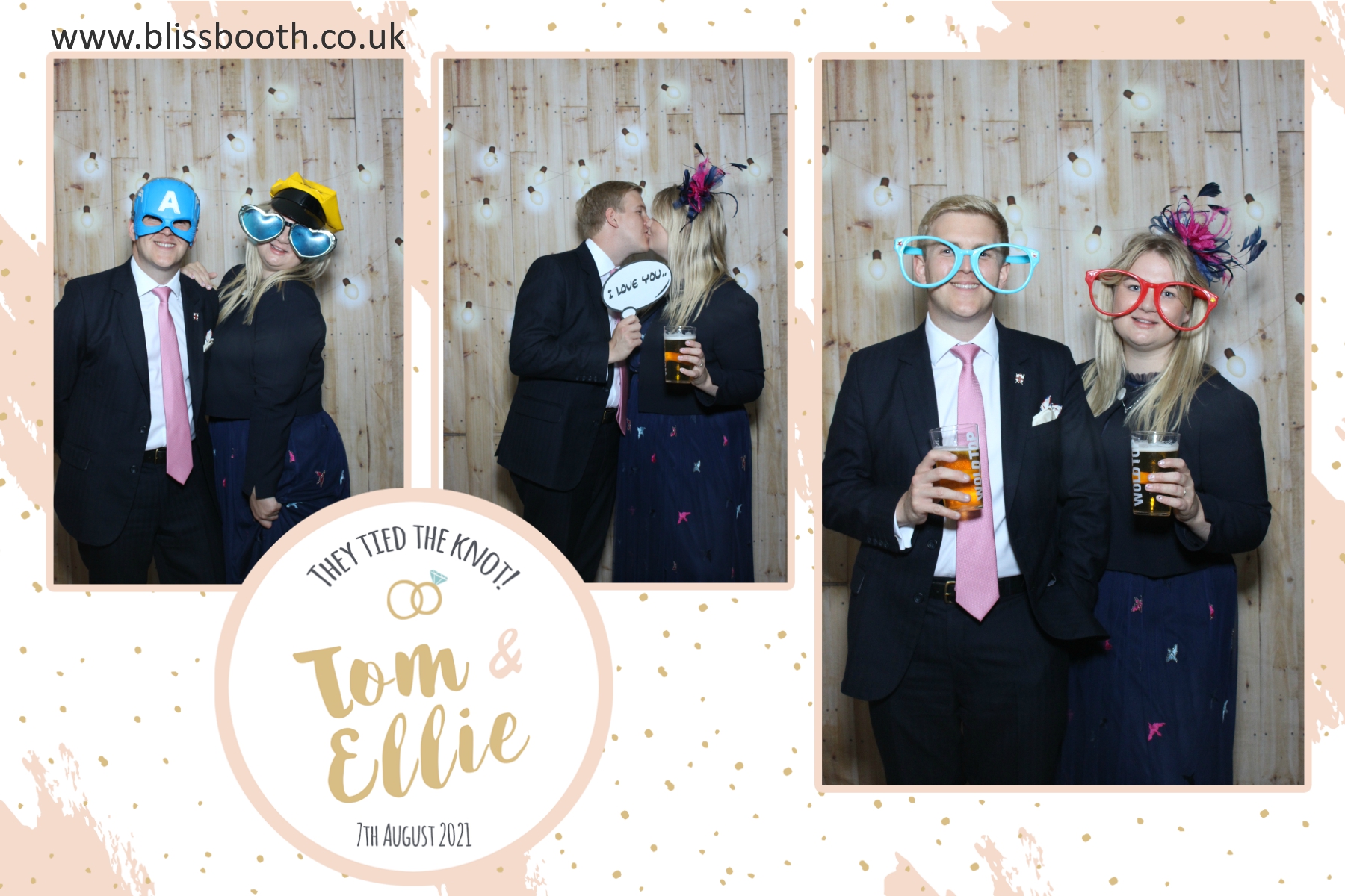 Tom and Ellie | View more photos from the event at gallery.blissbooth.co.uk/u/BlissBooth/Tom-and-Ellie