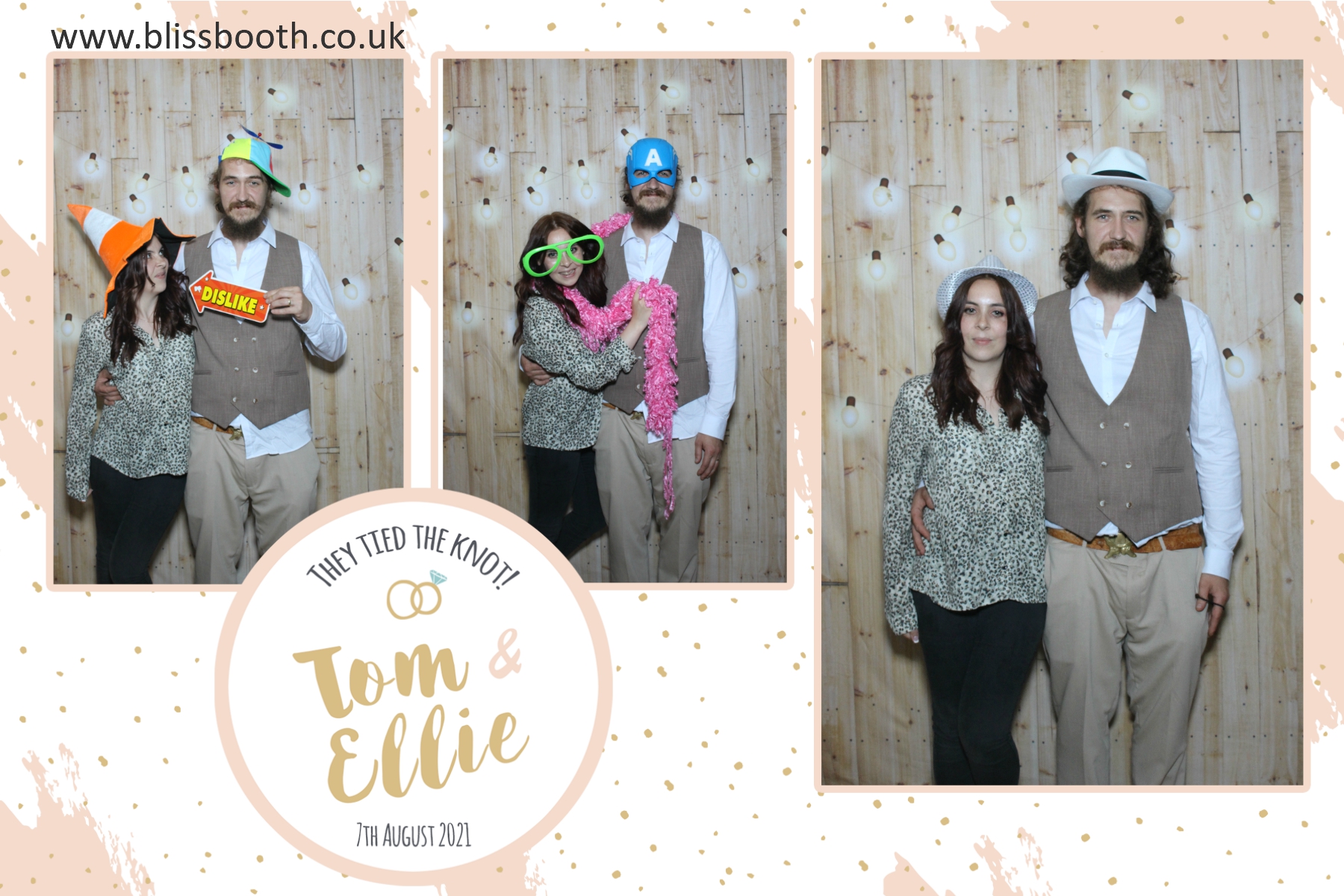 Tom and Ellie | View more photos from the event at gallery.blissbooth.co.uk/u/BlissBooth/Tom-and-Ellie