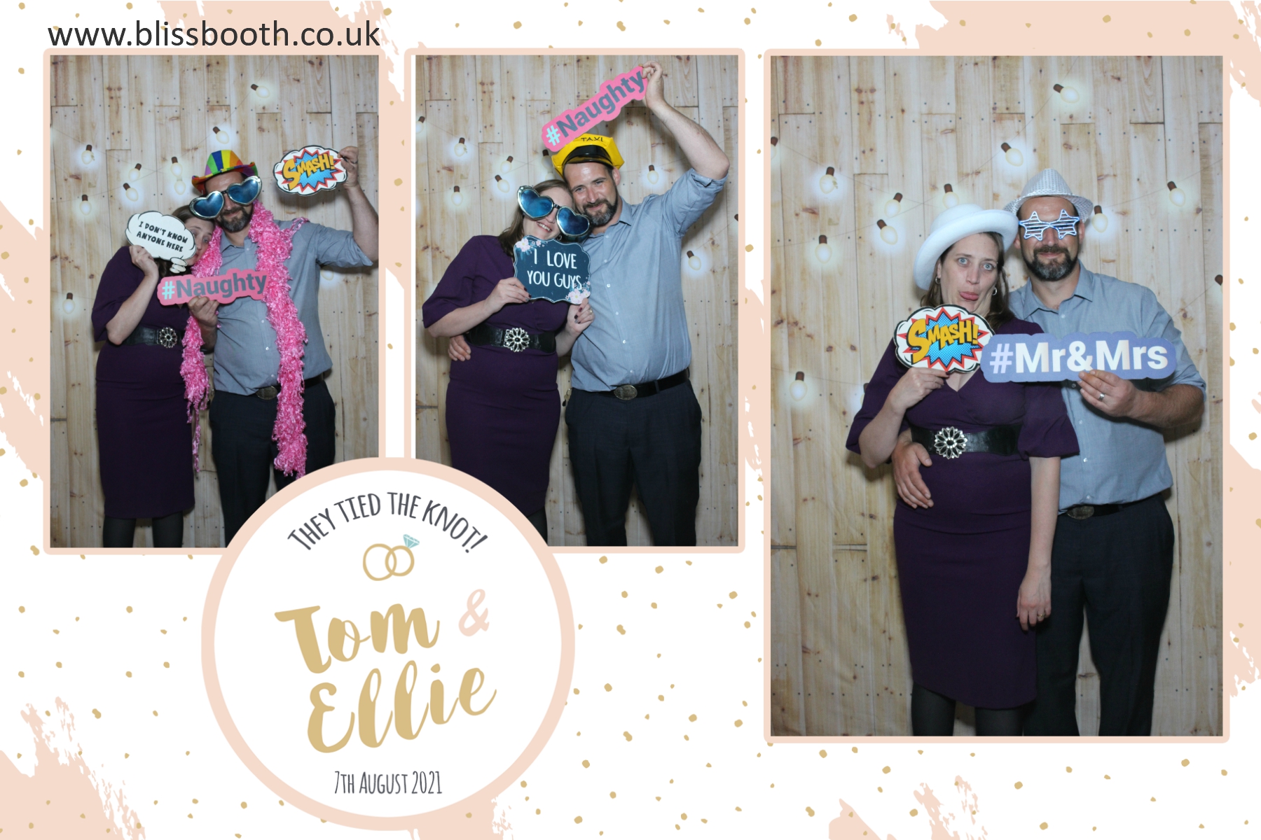 Tom and Ellie | View more photos from the event at gallery.blissbooth.co.uk/u/BlissBooth/Tom-and-Ellie