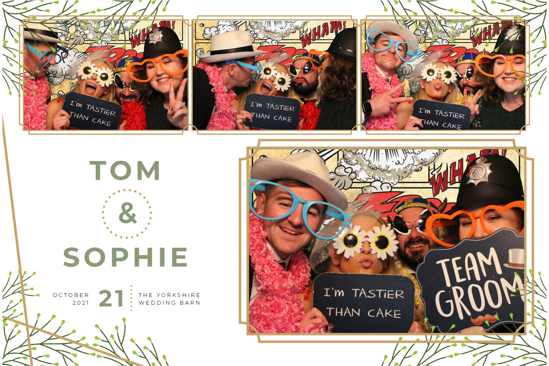 Tom and Sophie | View more photos from the event at gallery.blissbooth.co.uk/u/BlissBooth/Tom-and-Sophie