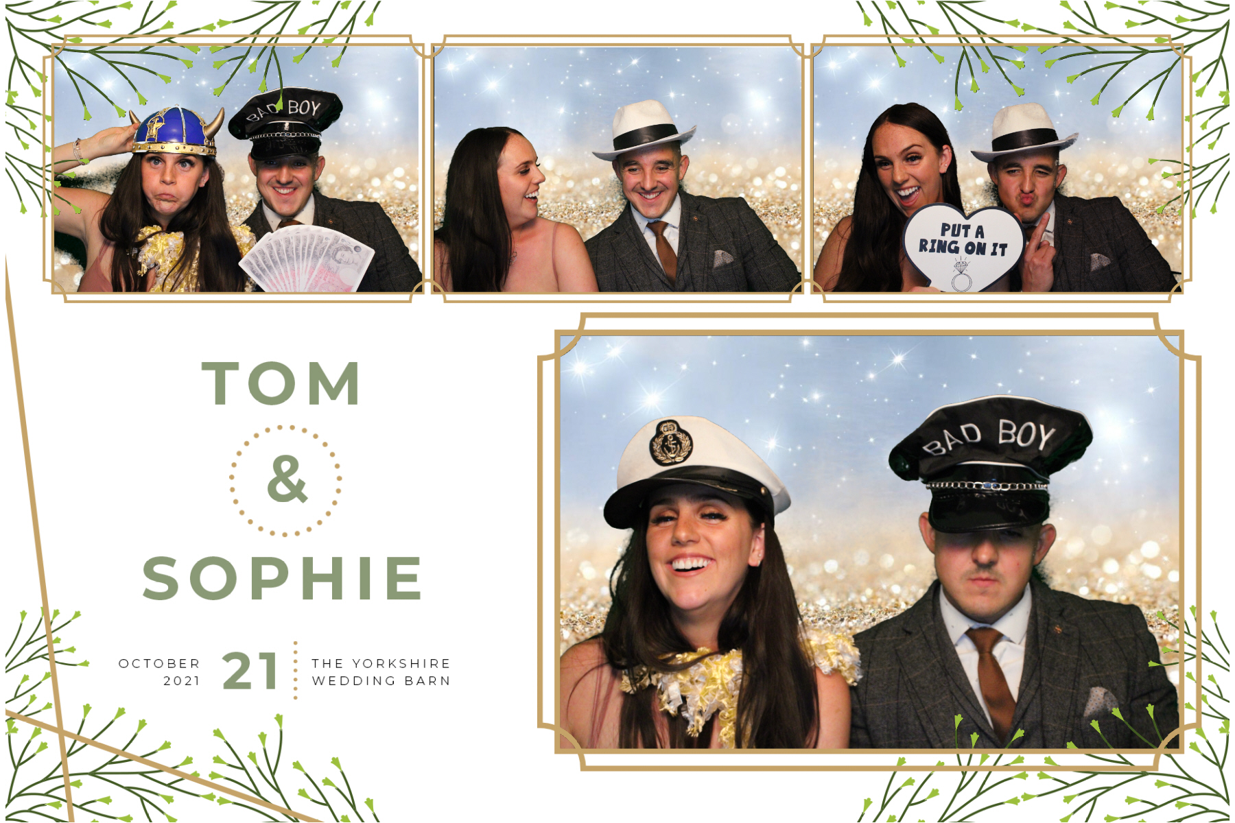 Tom and Sophie | View more photos from the event at gallery.blissbooth.co.uk/u/BlissBooth/Tom-and-Sophie