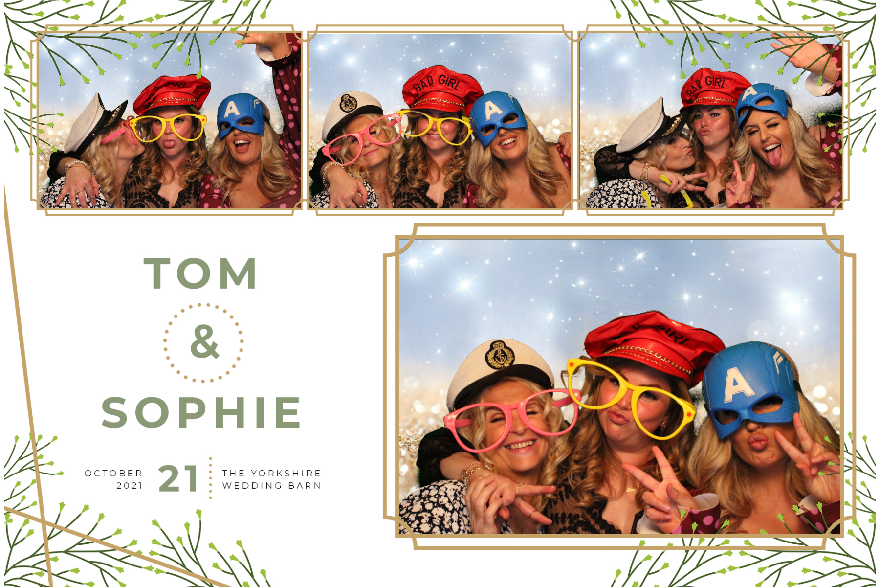 Tom and Sophie | View more photos from the event at gallery.blissbooth.co.uk/u/BlissBooth/Tom-and-Sophie
