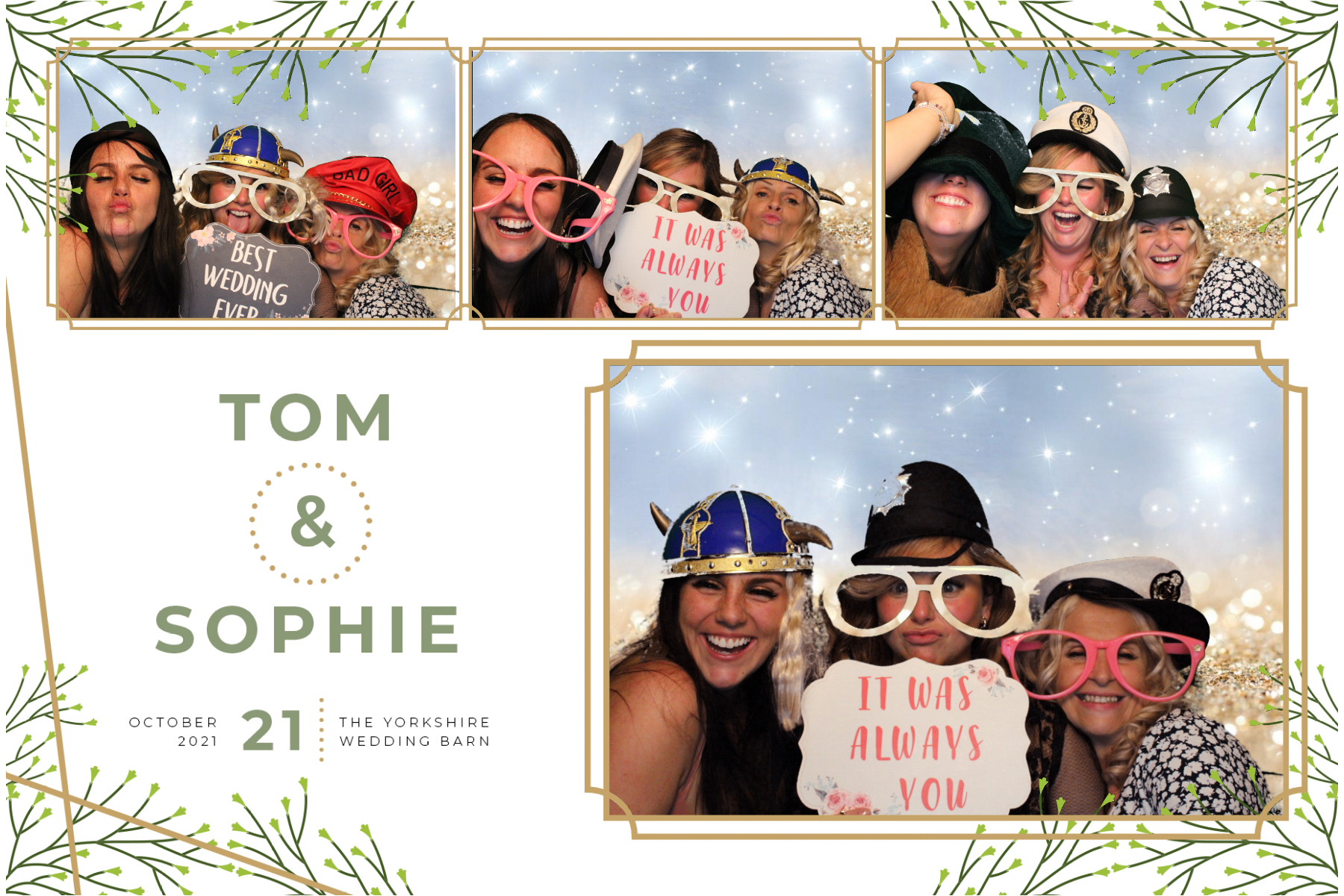 Tom and Sophie | View more photos from the event at gallery.blissbooth.co.uk/u/BlissBooth/Tom-and-Sophie
