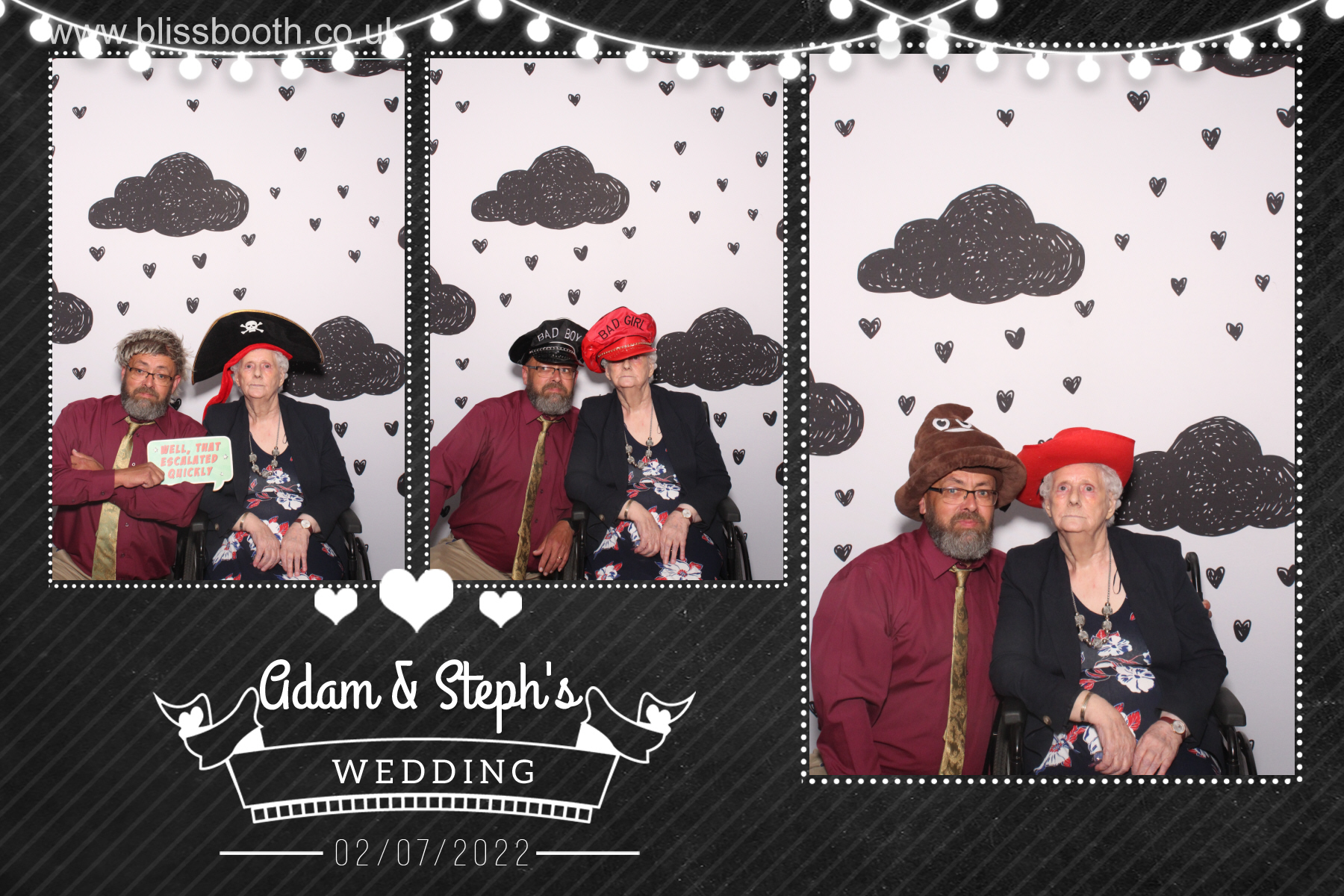 Adam and Steph | View more photos from the event at gallery.blissbooth.co.uk/u/BlissBooth/Adam-and-Steph