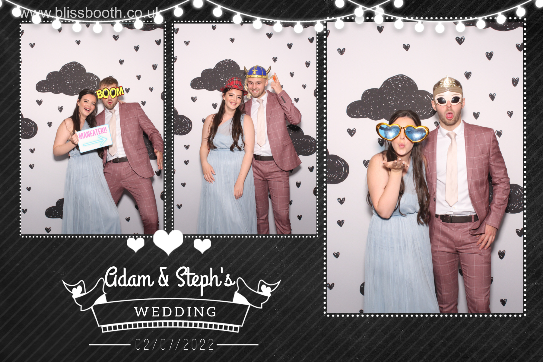 Adam and Steph | View more photos from the event at gallery.blissbooth.co.uk/u/BlissBooth/Adam-and-Steph