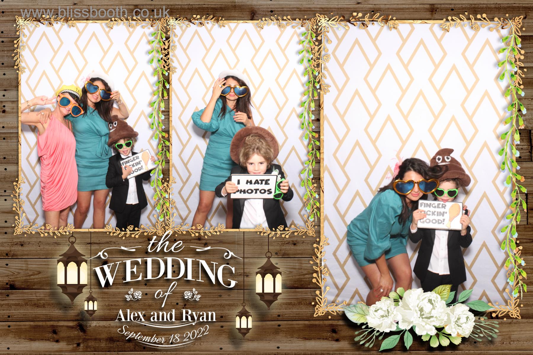 Alex and Ryan | View more photos from the event at gallery.blissbooth.co.uk/u/BlissBooth/Alex-and-Ryan