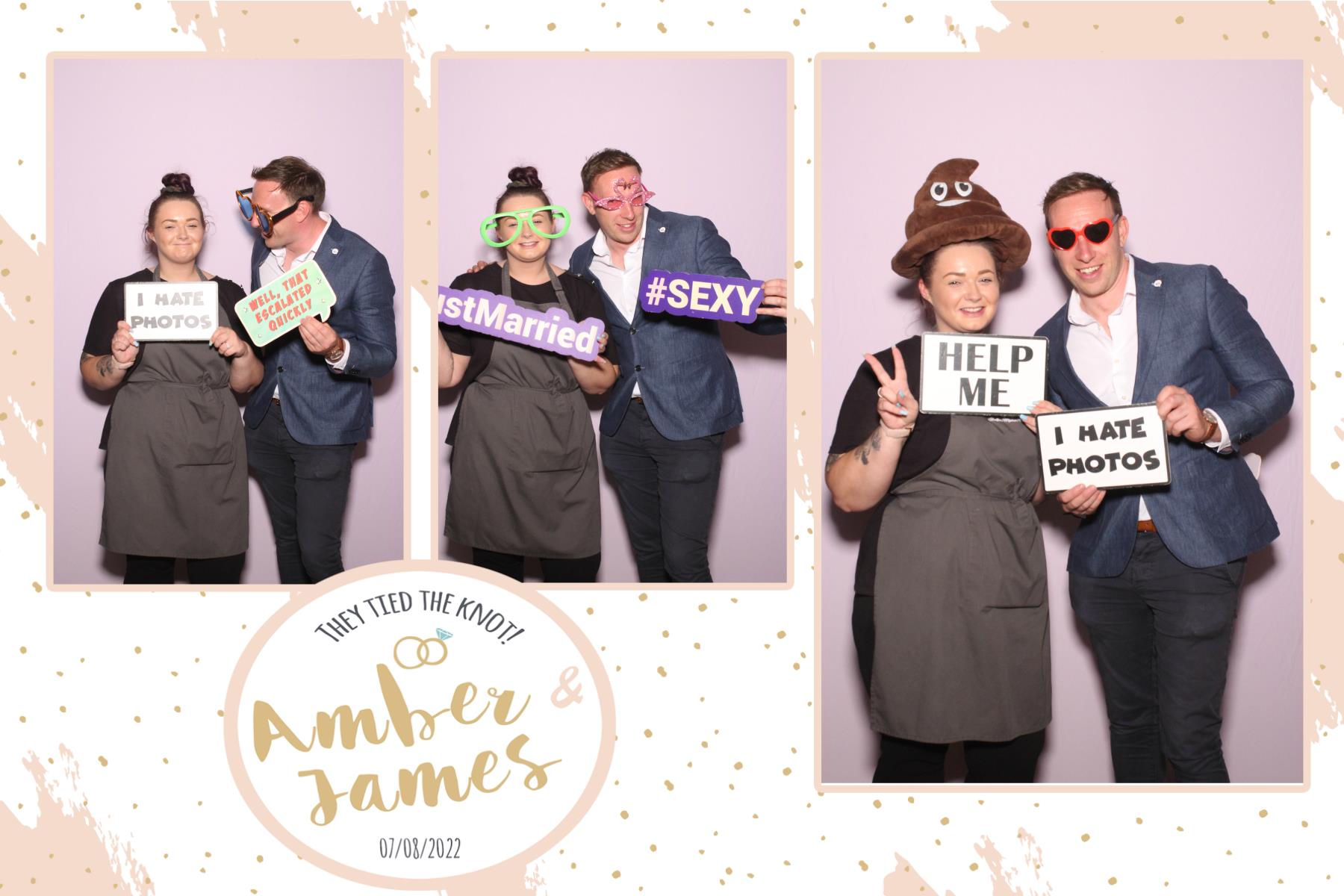 Amber and James | View more photos from the event at gallery.blissbooth.co.uk/u/BlissBooth/Amber-and-James