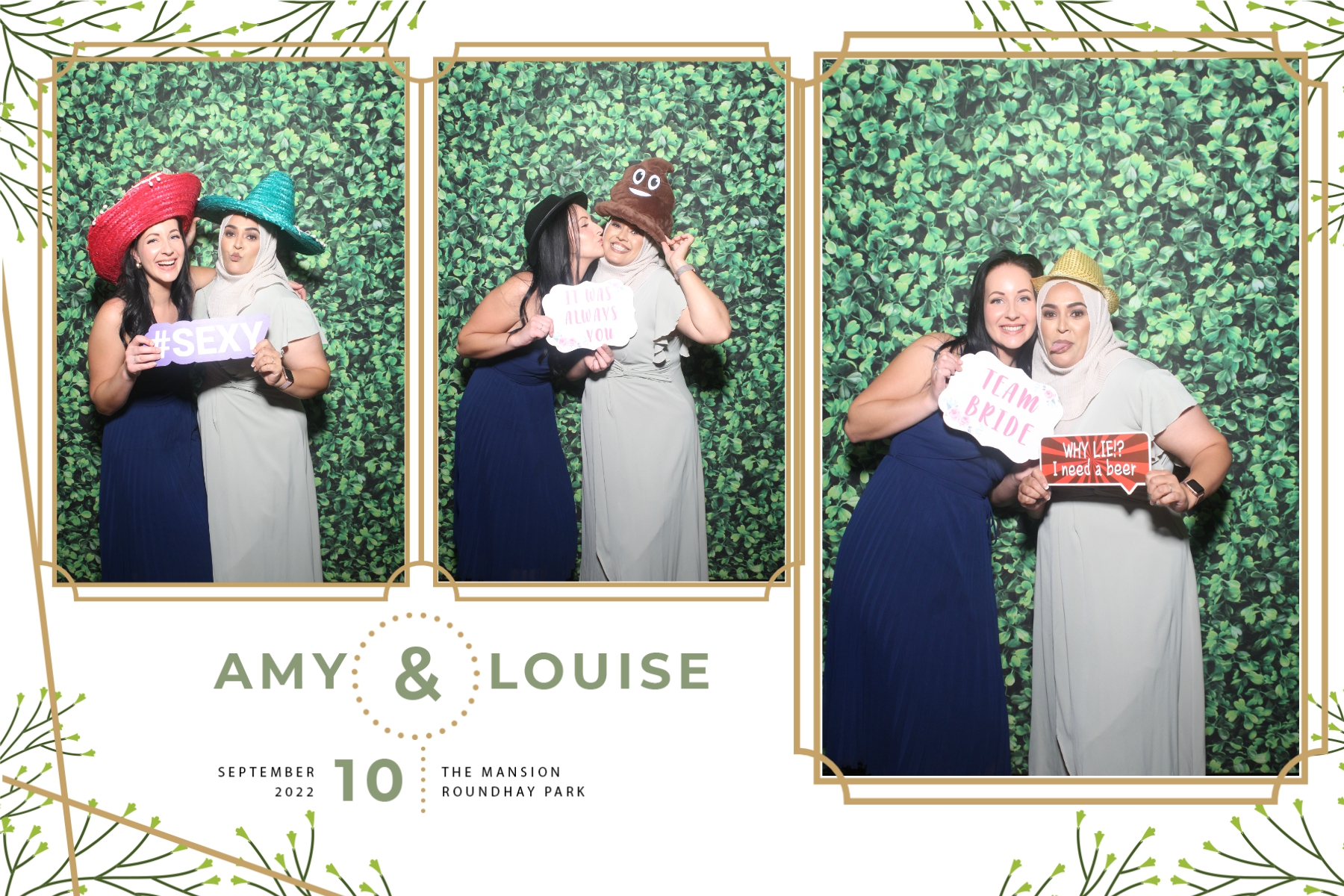 Amy and Louise | View more photos from the event at gallery.blissbooth.co.uk/u/BlissBooth/Amy-and-Louise
