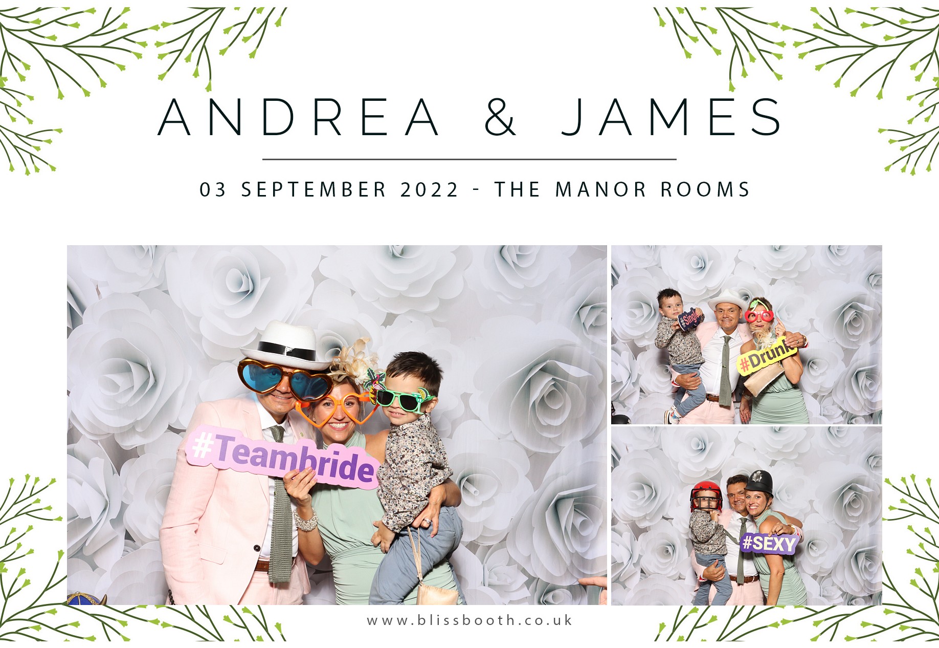 Andrea & James | View more photos from the event at gallery.blissbooth.co.uk/u/BlissBooth/Andrea-James