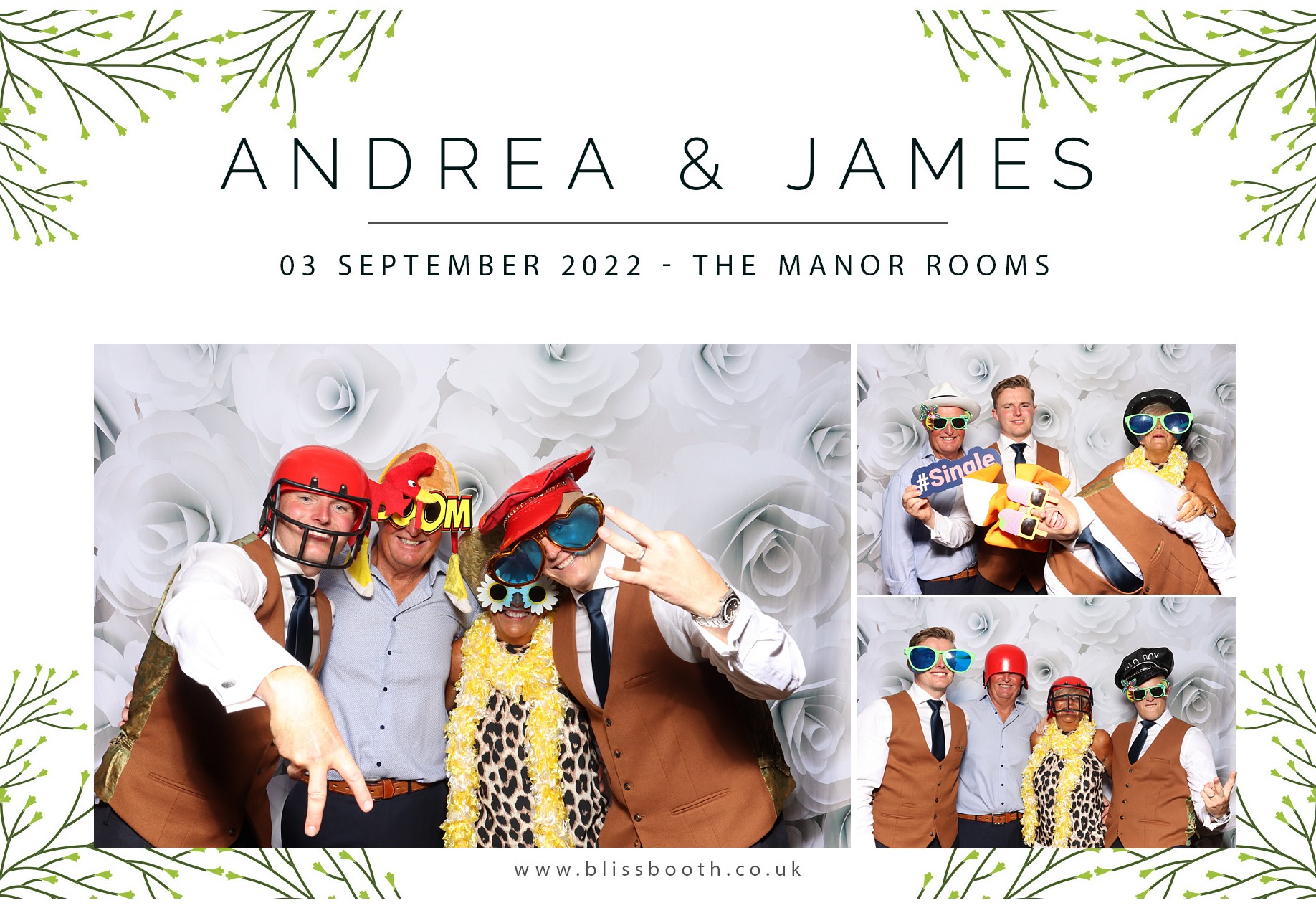 Andrea & James | View more photos from the event at gallery.blissbooth.co.uk/u/BlissBooth/Andrea-James