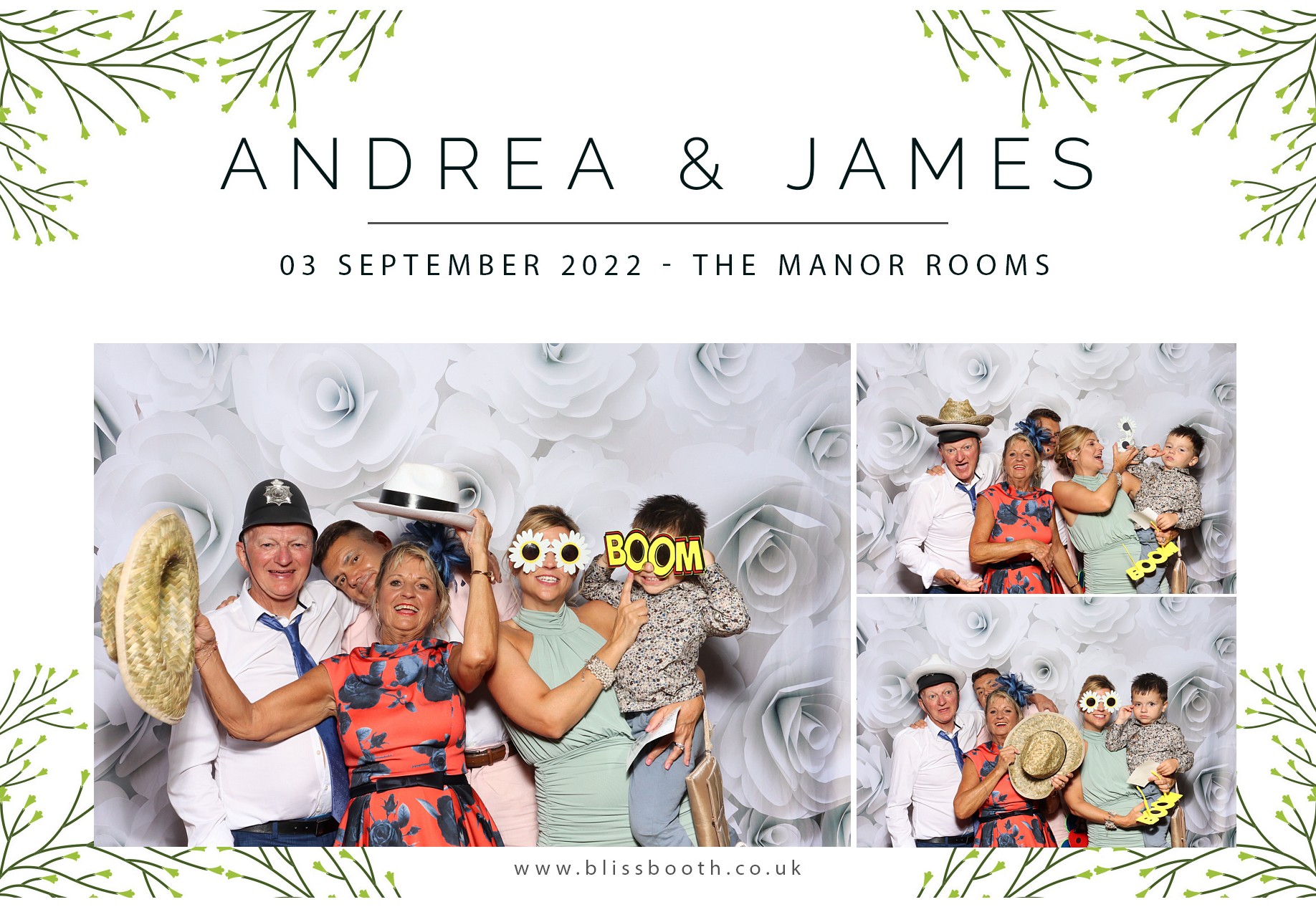 Andrea & James | View more photos from the event at gallery.blissbooth.co.uk/u/BlissBooth/Andrea-James