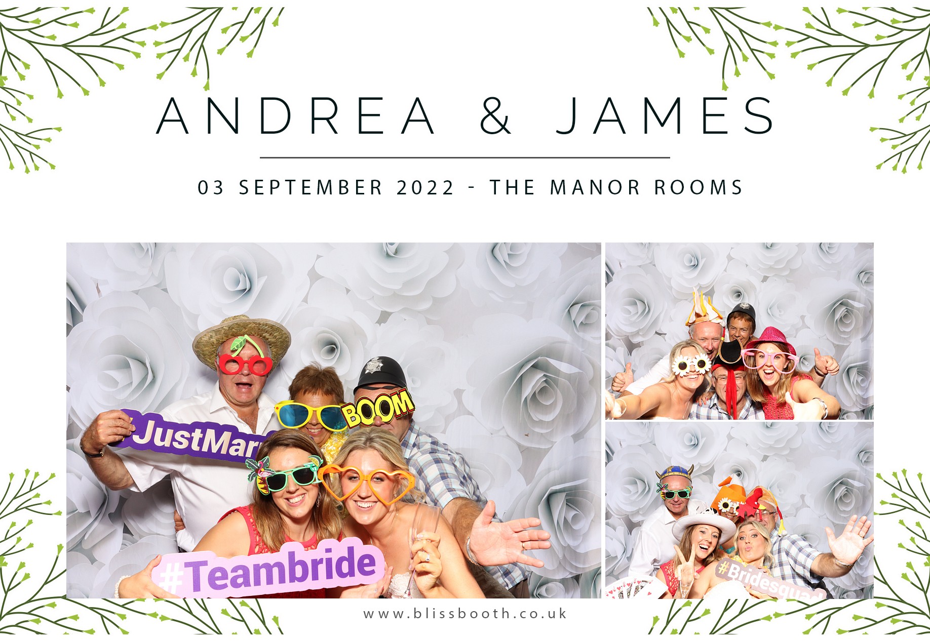 Andrea & James | View more photos from the event at gallery.blissbooth.co.uk/u/BlissBooth/Andrea-James