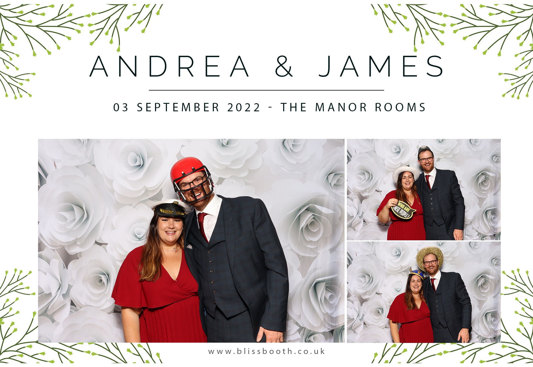 Andrea & James | View more photos from the event at gallery.blissbooth.co.uk/u/BlissBooth/Andrea-James