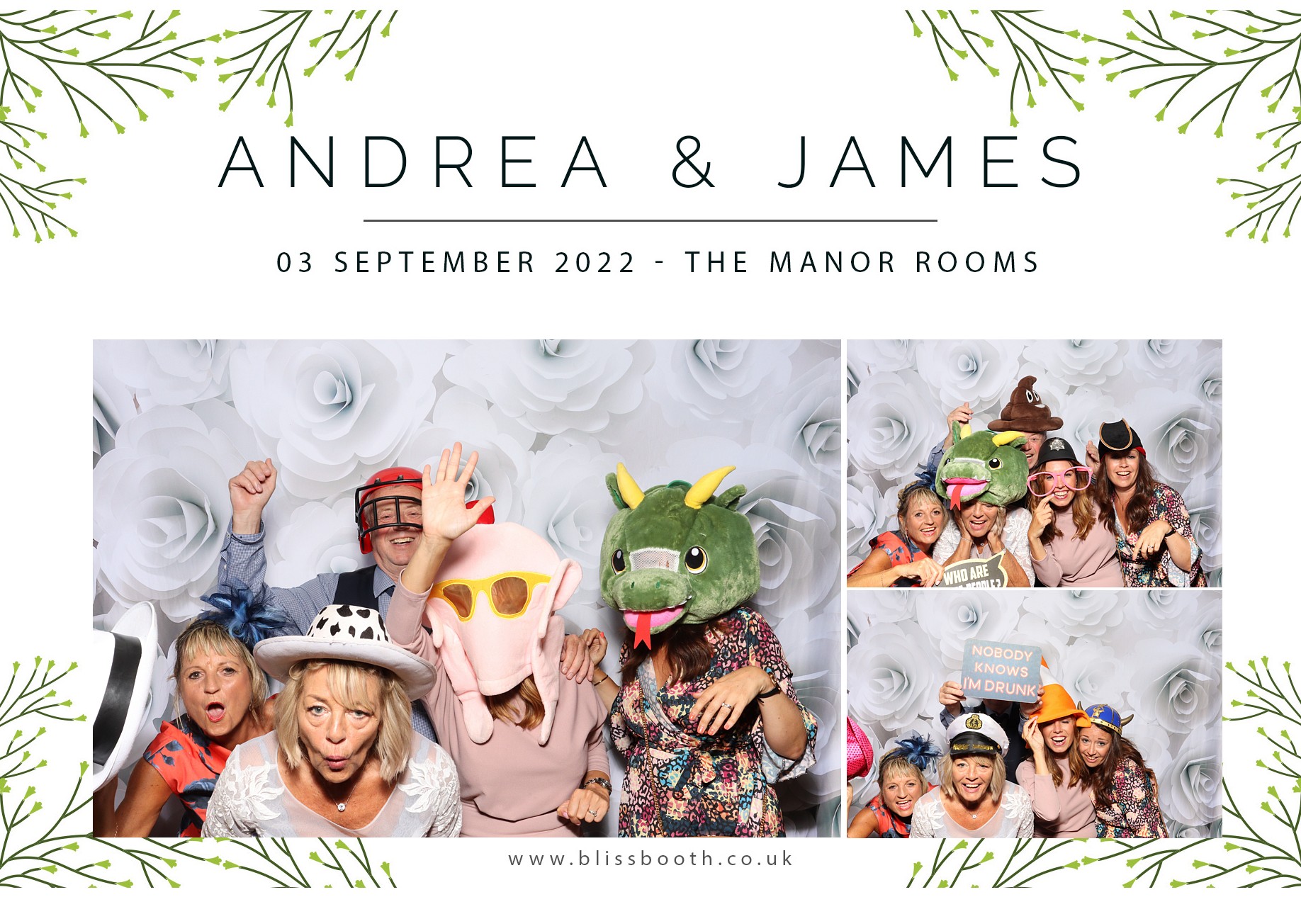 Andrea & James | View more photos from the event at gallery.blissbooth.co.uk/u/BlissBooth/Andrea-James