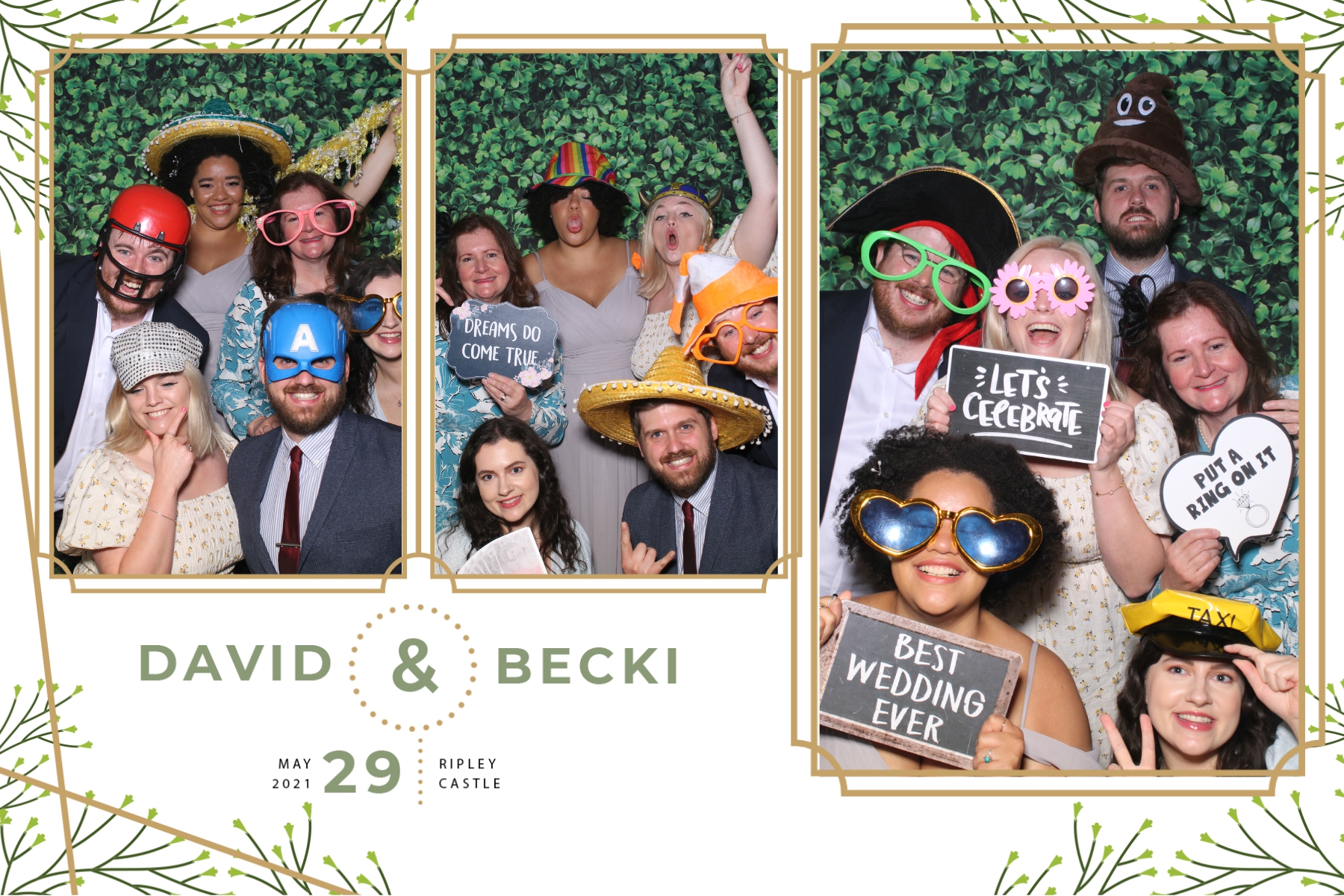 Becki and David | View more photos from the event at gallery.blissbooth.co.uk/u/BlissBooth/Becki-and-David