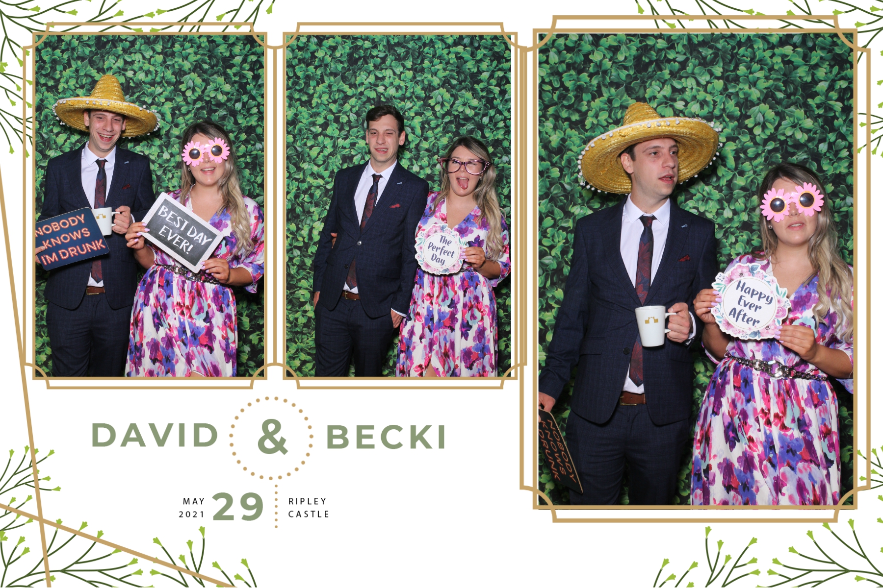 Becki and David | View more photos from the event at gallery.blissbooth.co.uk/u/BlissBooth/Becki-and-David