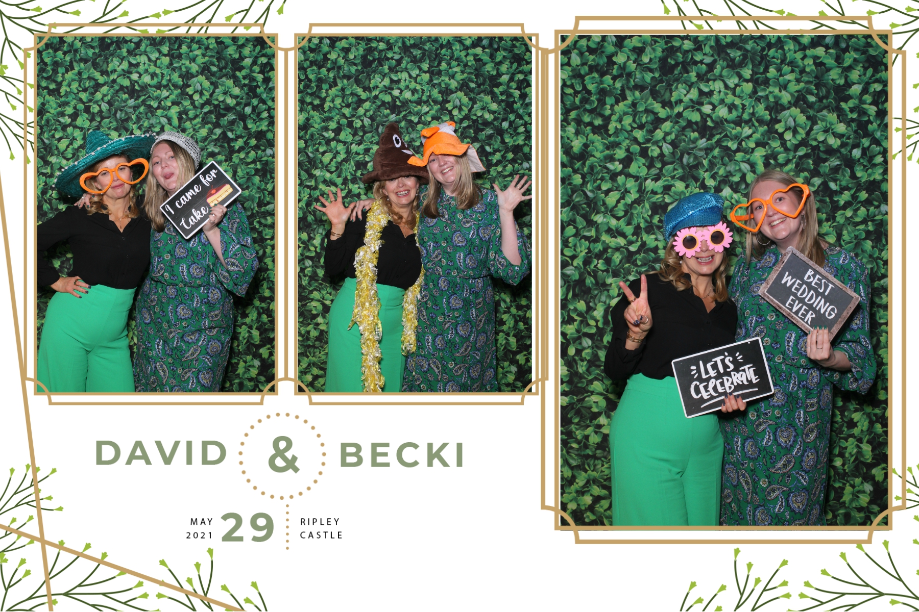 Becki and David | View more photos from the event at gallery.blissbooth.co.uk/u/BlissBooth/Becki-and-David