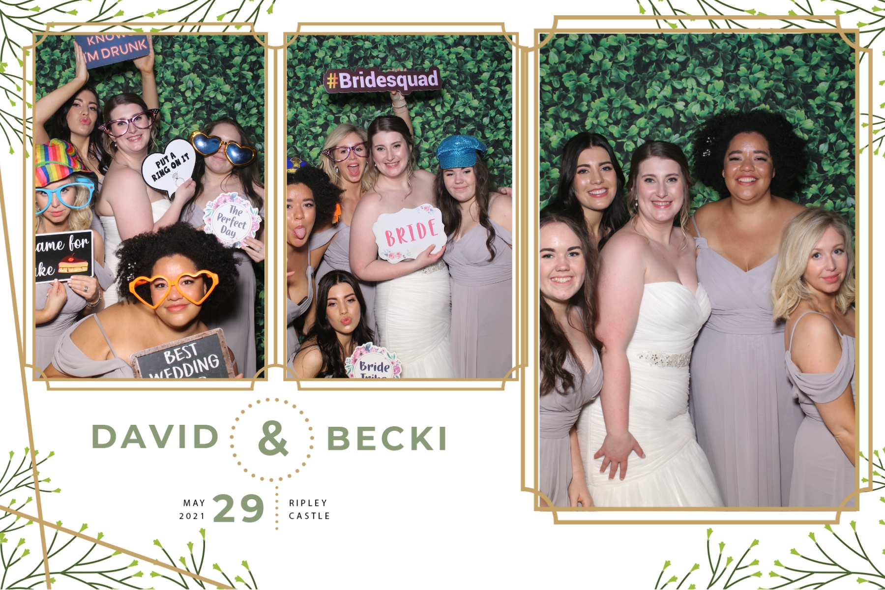 Becki and David | View more photos from the event at gallery.blissbooth.co.uk/u/BlissBooth/Becki-and-David