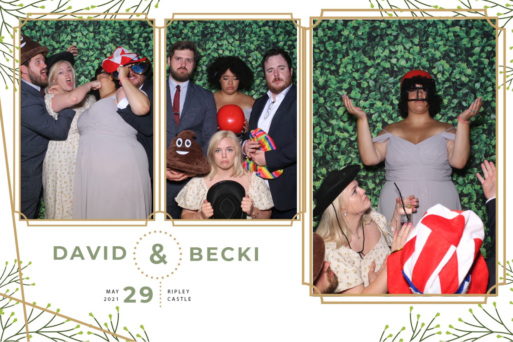 Becki and David | View more photos from the event at gallery.blissbooth.co.uk/u/BlissBooth/Becki-and-David