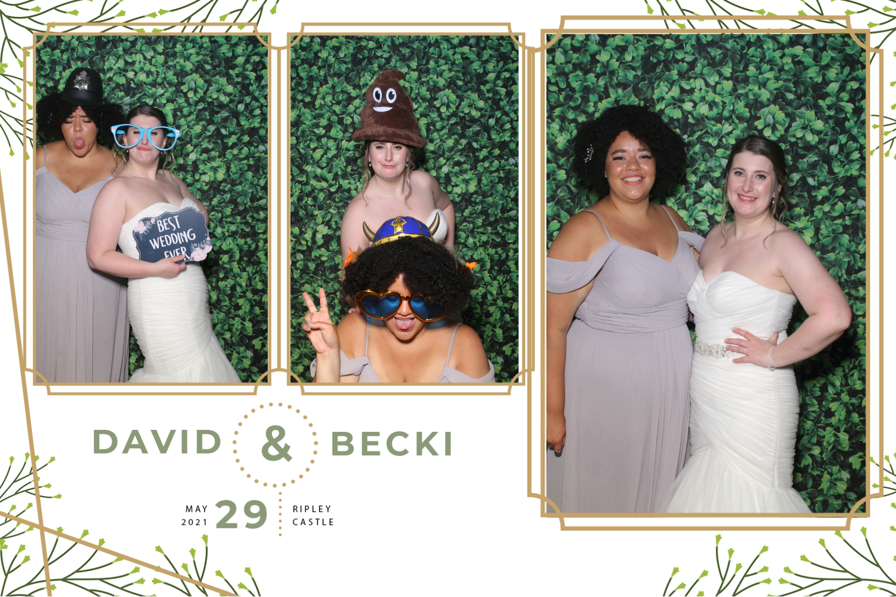 Becki and David | View more photos from the event at gallery.blissbooth.co.uk/u/BlissBooth/Becki-and-David
