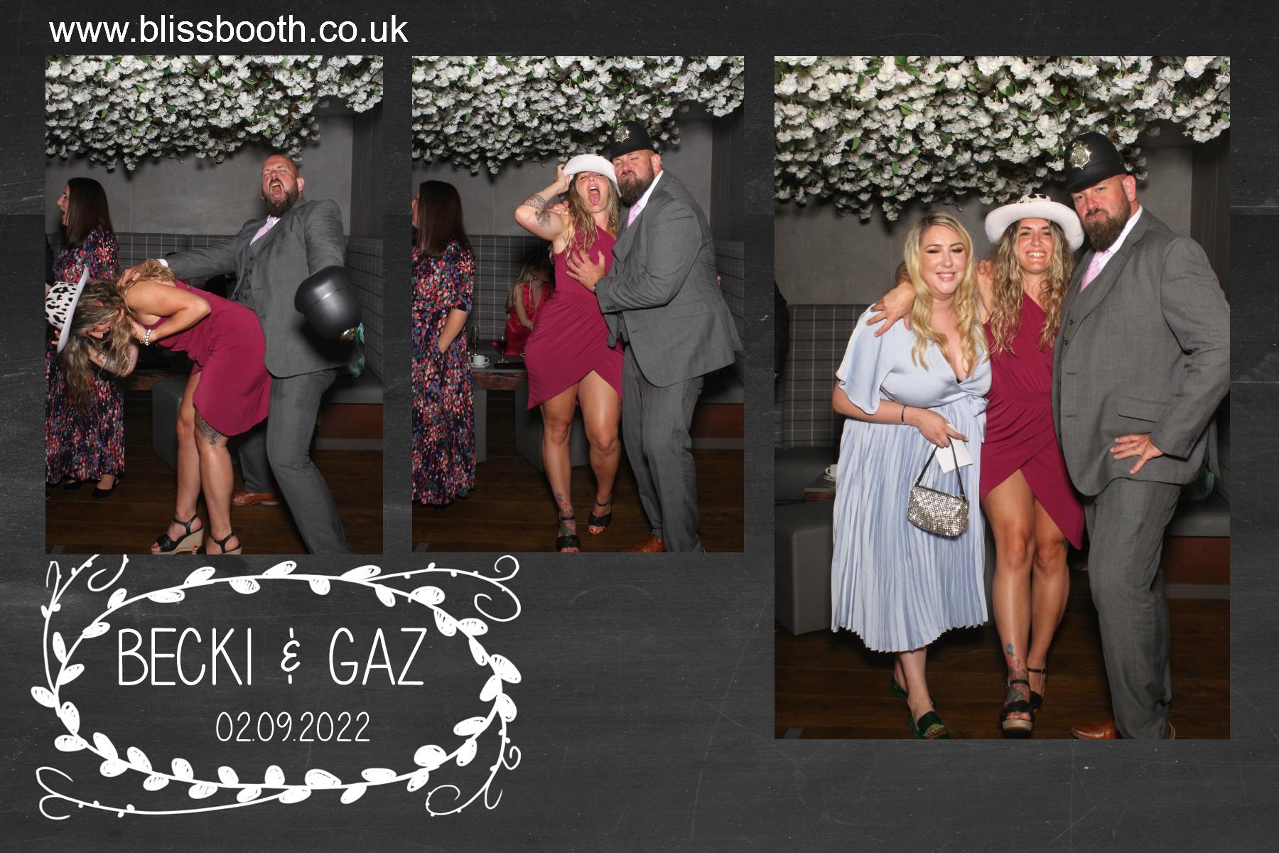 Becki and Gaz | View more photos from the event at gallery.blissbooth.co.uk/u/BlissBooth/Becki-and-Gaz