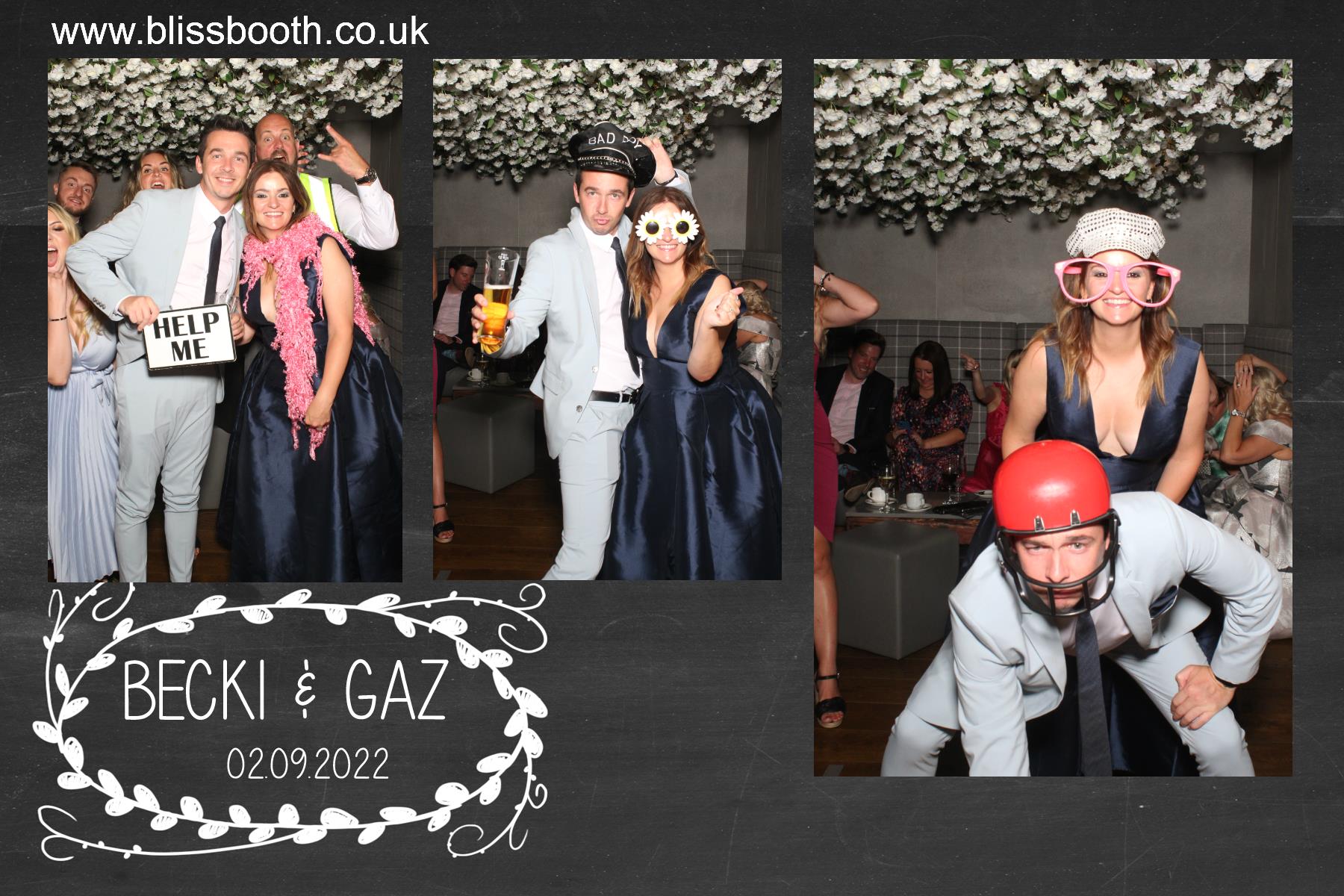 Becki and Gaz | View more photos from the event at gallery.blissbooth.co.uk/u/BlissBooth/Becki-and-Gaz
