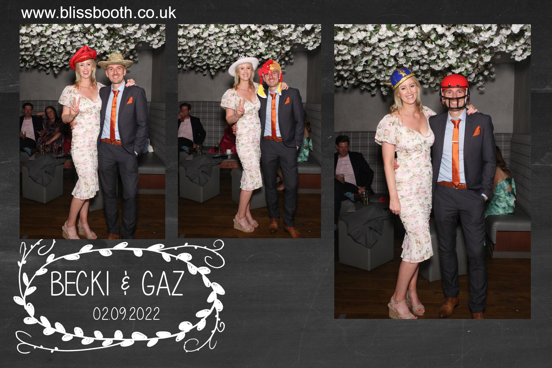 Becki and Gaz | View more photos from the event at gallery.blissbooth.co.uk/u/BlissBooth/Becki-and-Gaz