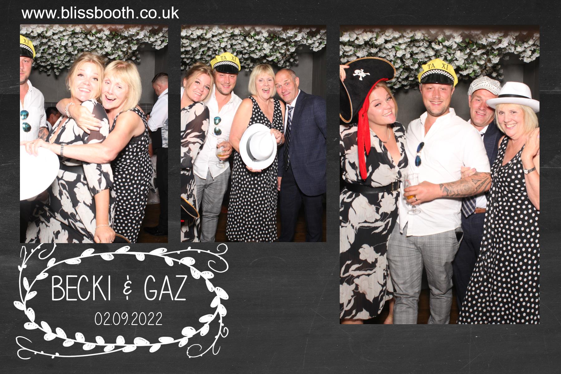 Becki and Gaz | View more photos from the event at gallery.blissbooth.co.uk/u/BlissBooth/Becki-and-Gaz