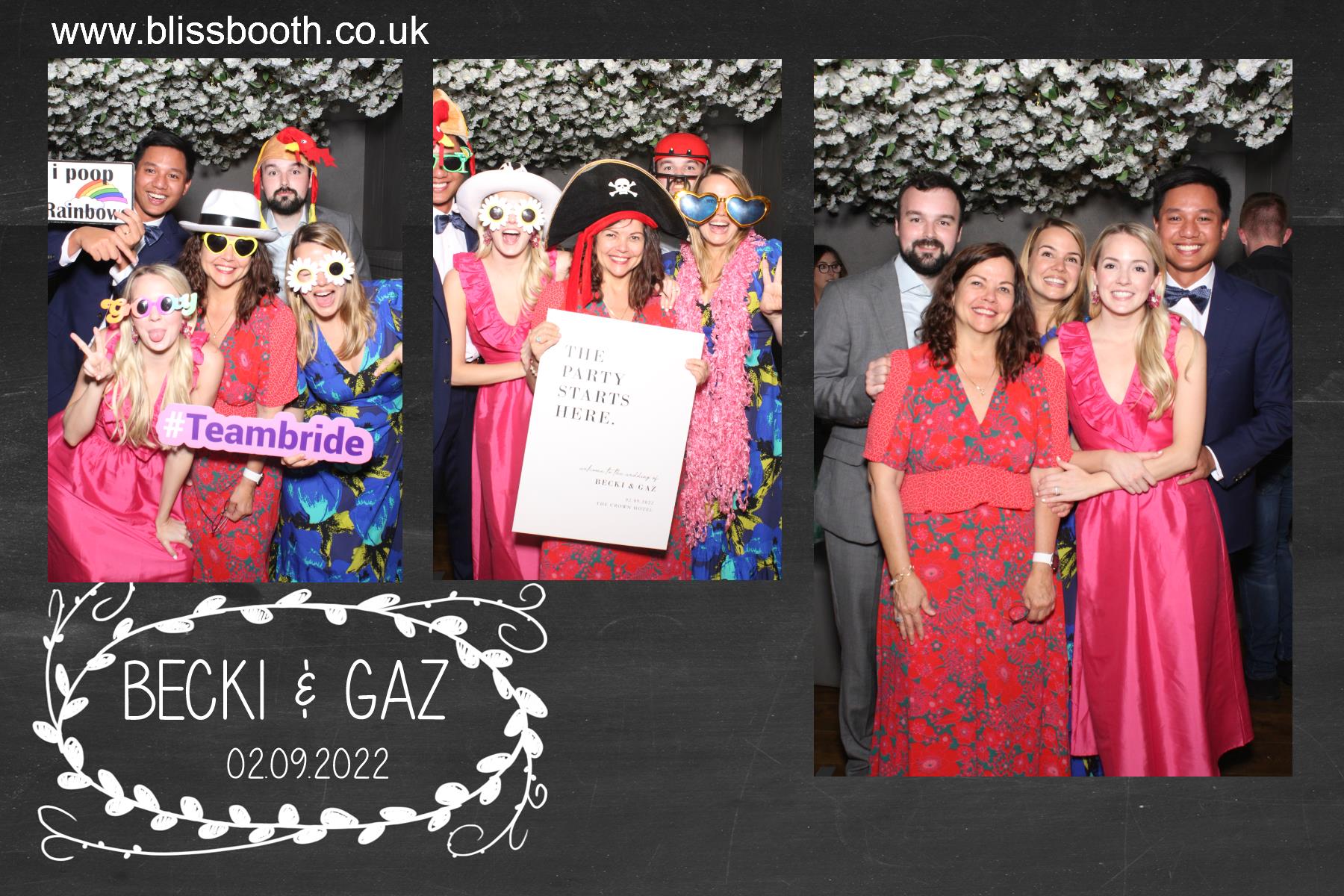 Becki and Gaz | View more photos from the event at gallery.blissbooth.co.uk/u/BlissBooth/Becki-and-Gaz