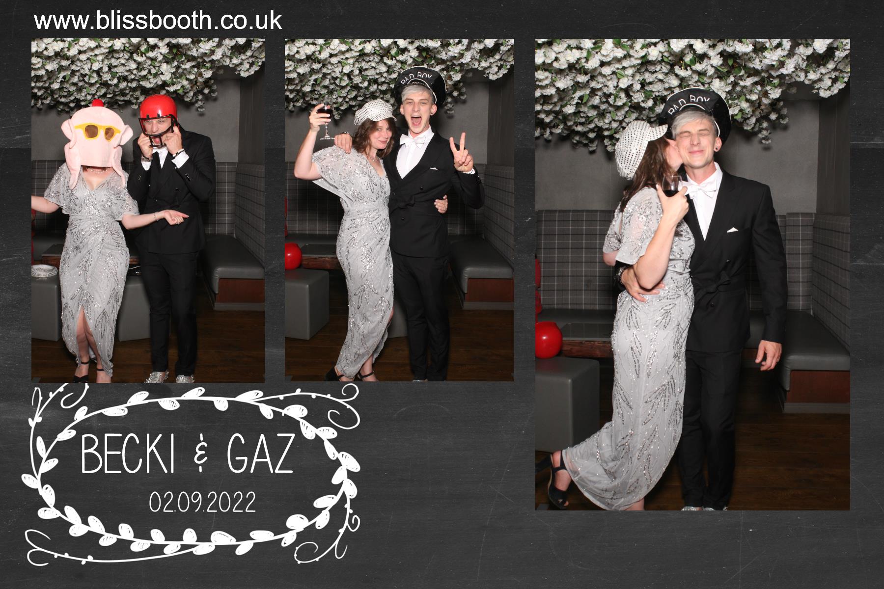Becki and Gaz | View more photos from the event at gallery.blissbooth.co.uk/u/BlissBooth/Becki-and-Gaz