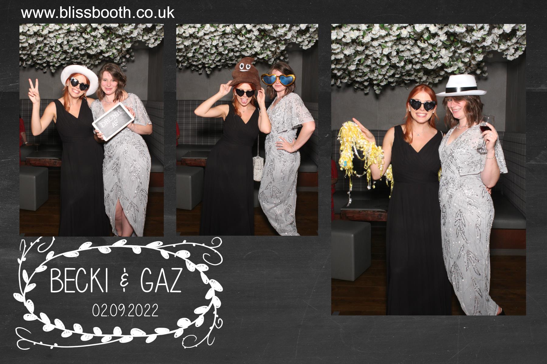 Becki and Gaz | View more photos from the event at gallery.blissbooth.co.uk/u/BlissBooth/Becki-and-Gaz