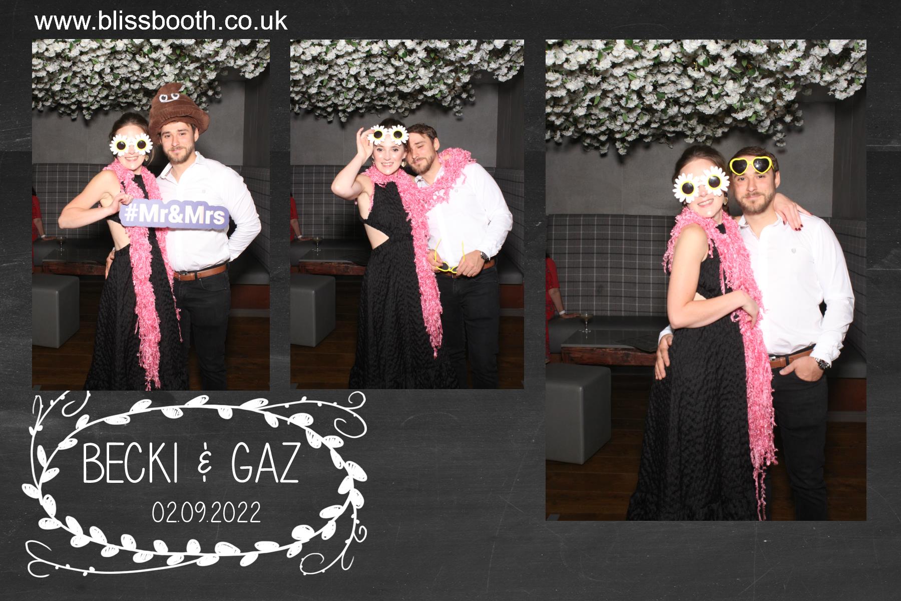 Becki and Gaz | View more photos from the event at gallery.blissbooth.co.uk/u/BlissBooth/Becki-and-Gaz