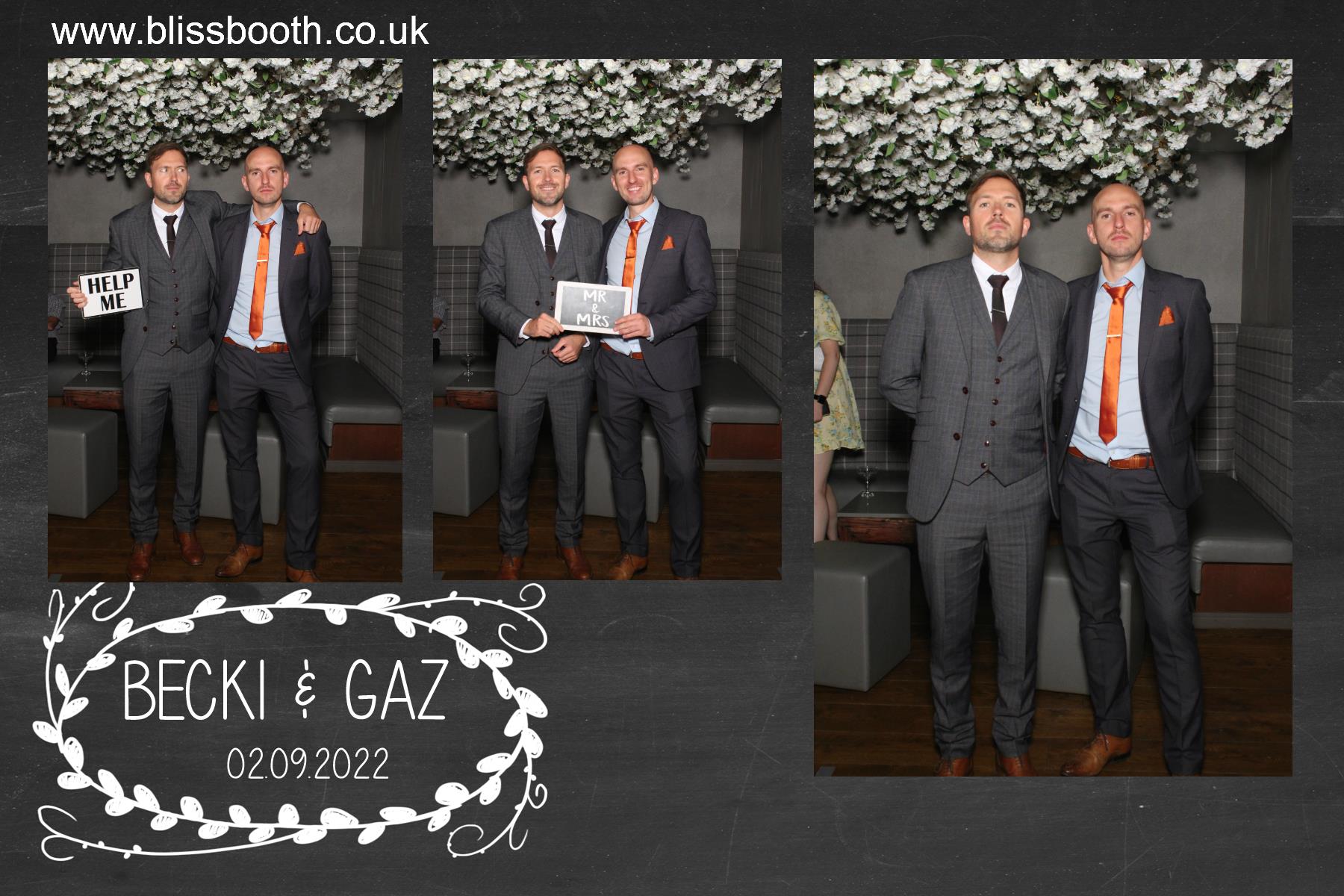 Becki and Gaz | View more photos from the event at gallery.blissbooth.co.uk/u/BlissBooth/Becki-and-Gaz