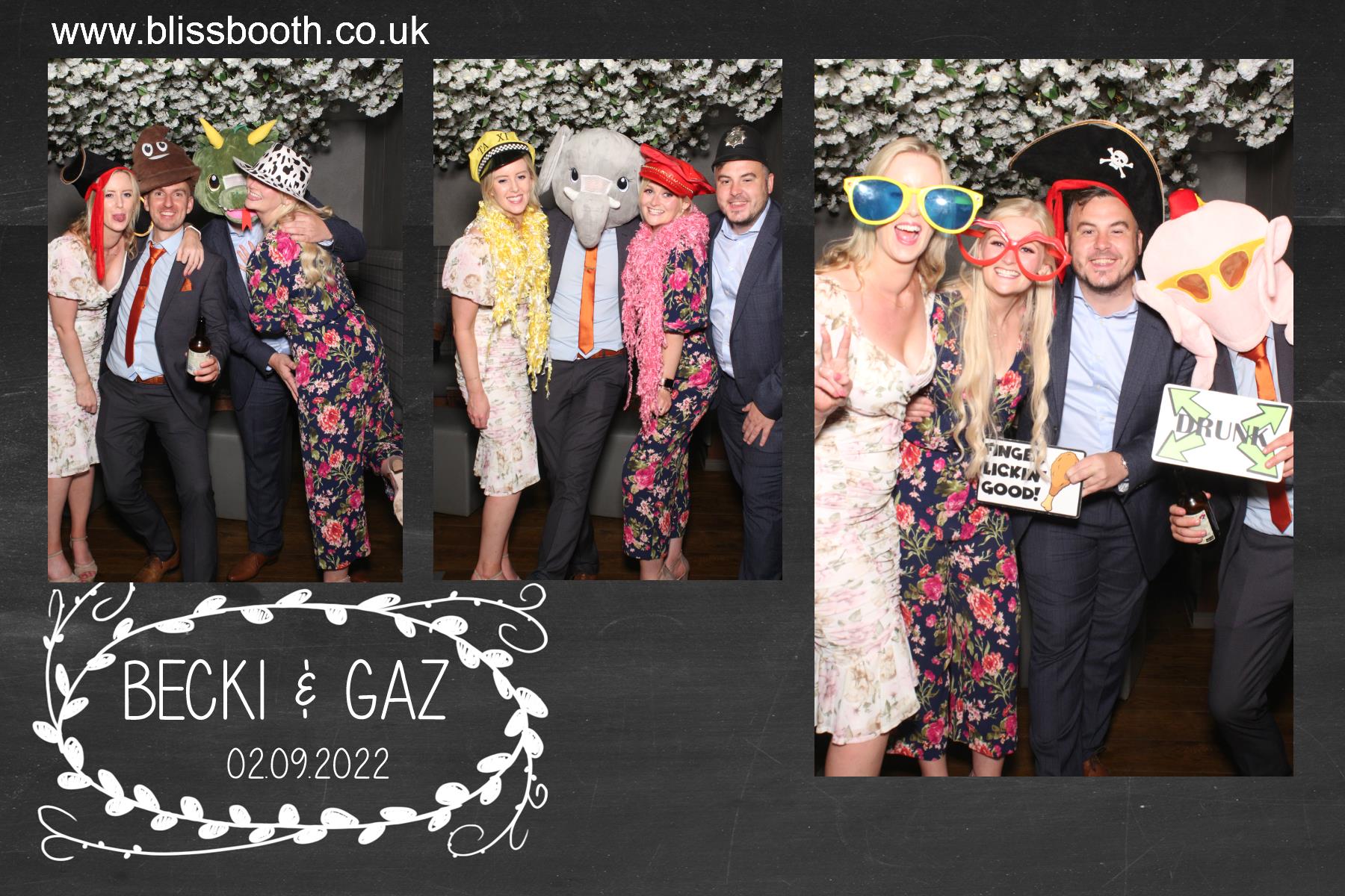 Becki and Gaz | View more photos from the event at gallery.blissbooth.co.uk/u/BlissBooth/Becki-and-Gaz