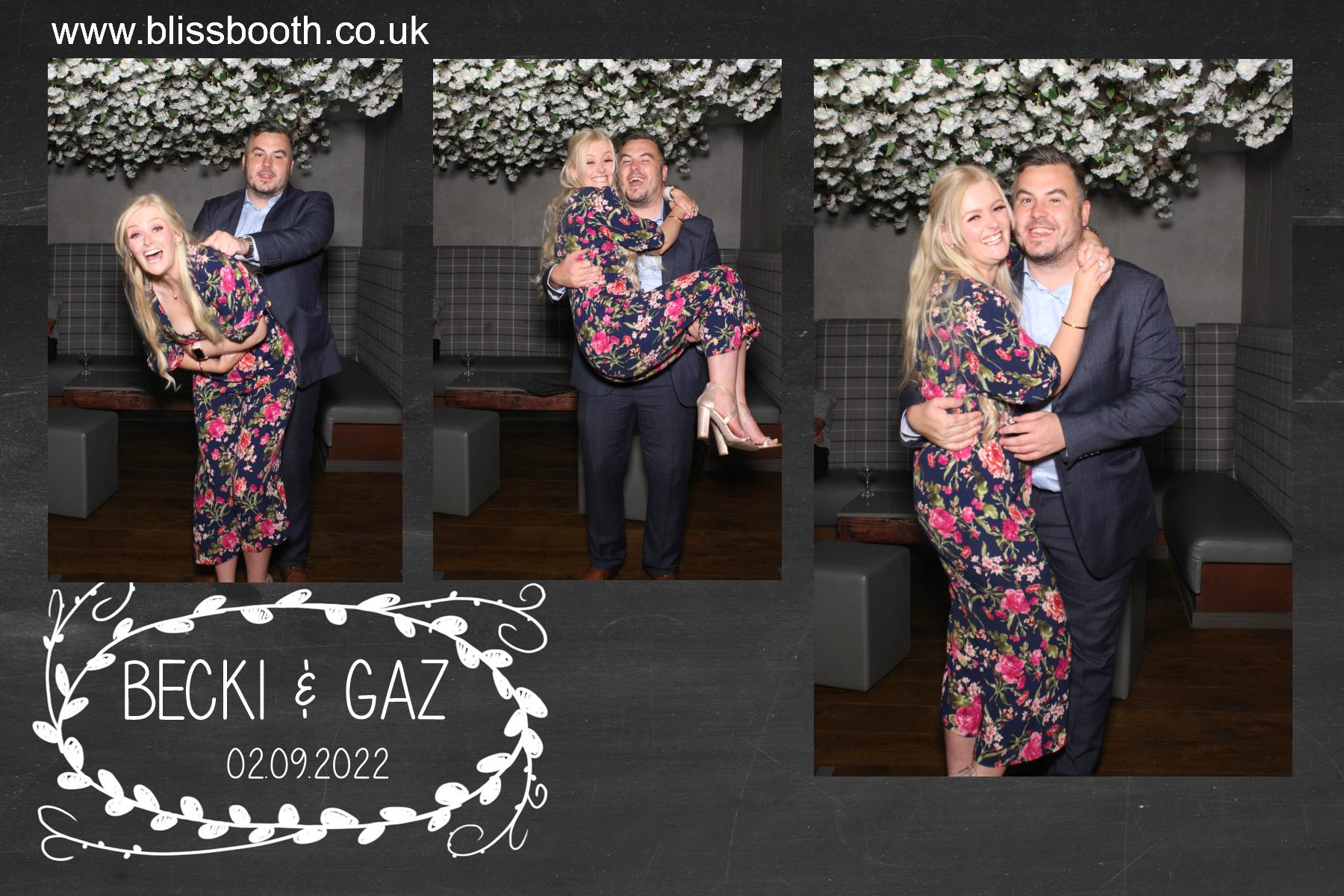 Becki and Gaz | View more photos from the event at gallery.blissbooth.co.uk/u/BlissBooth/Becki-and-Gaz