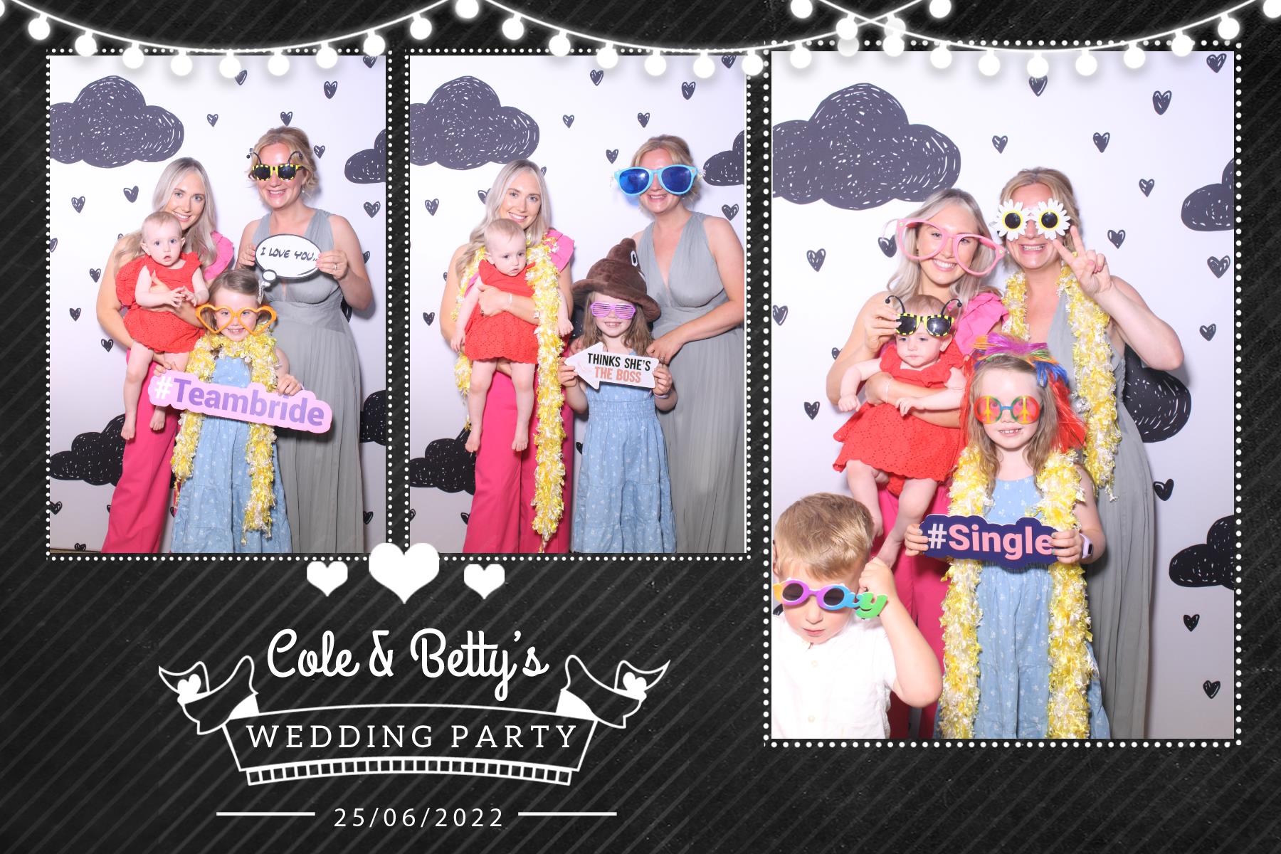 Betty & Cole | View more photos from the event at gallery.blissbooth.co.uk/u/BlissBooth/Betty-Cole