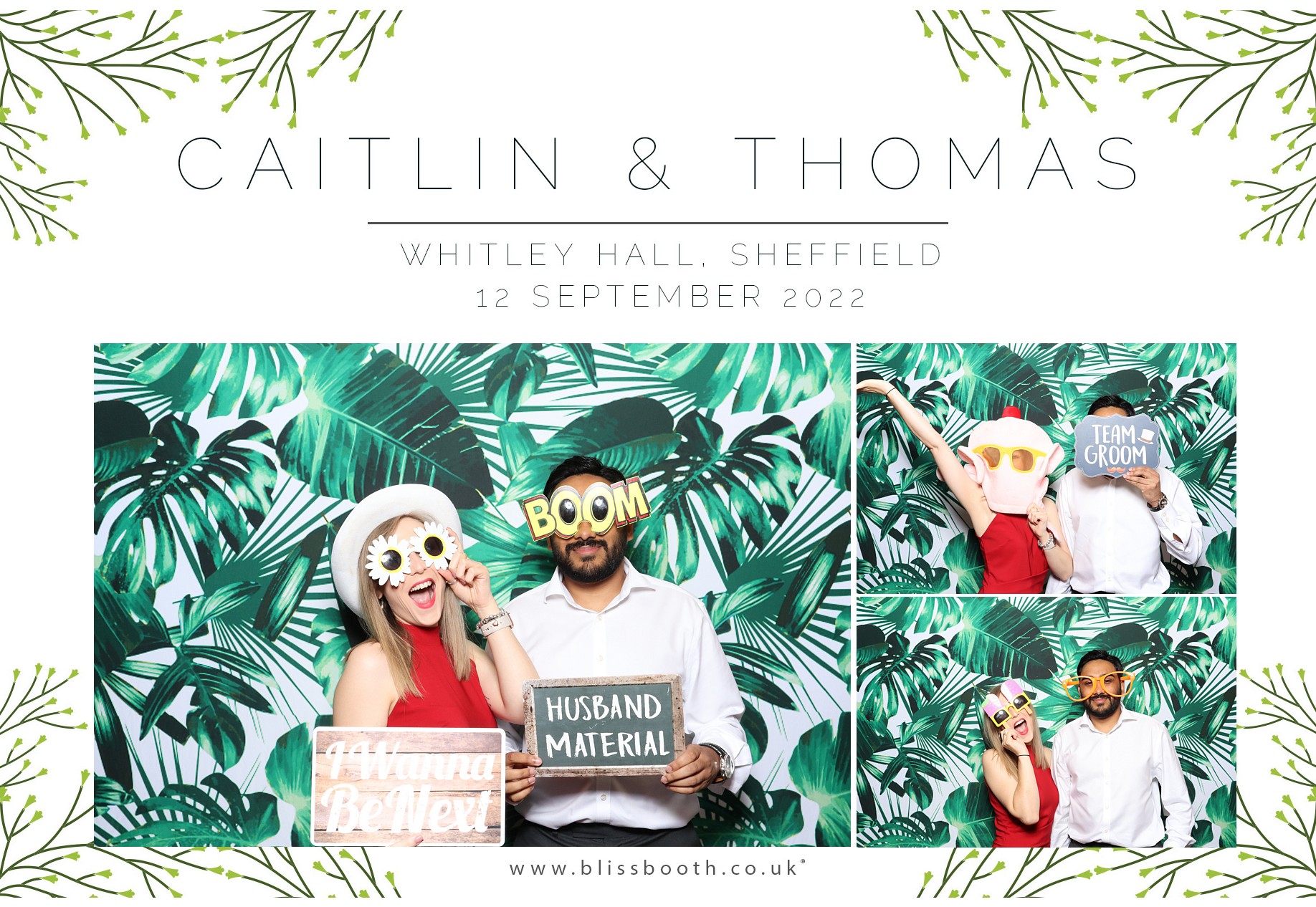 Caitlin & Thomas  | View more photos from the event at gallery.blissbooth.co.uk/u/BlissBooth/Caitlin-Thomas