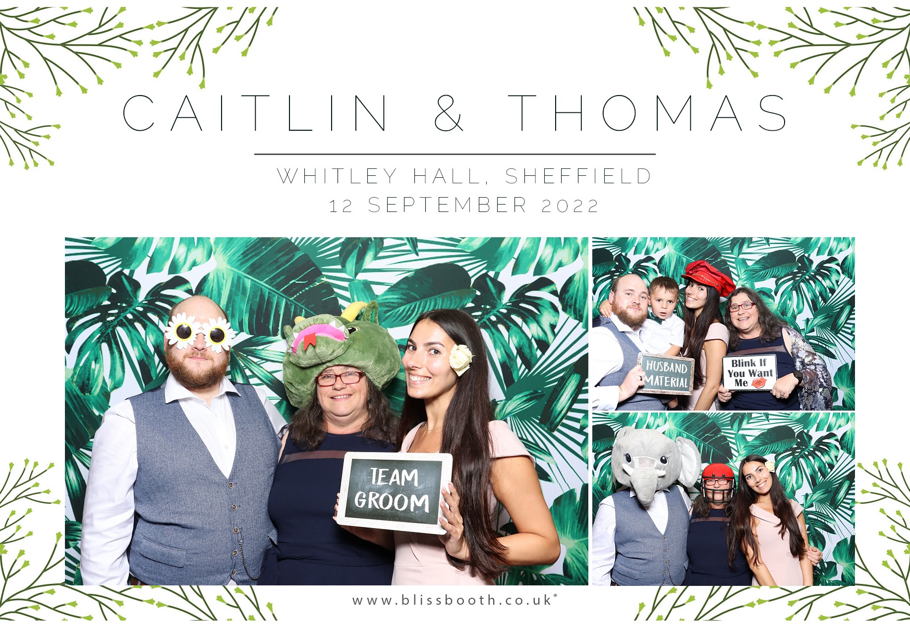 Caitlin & Thomas  | View more photos from the event at gallery.blissbooth.co.uk/u/BlissBooth/Caitlin-Thomas